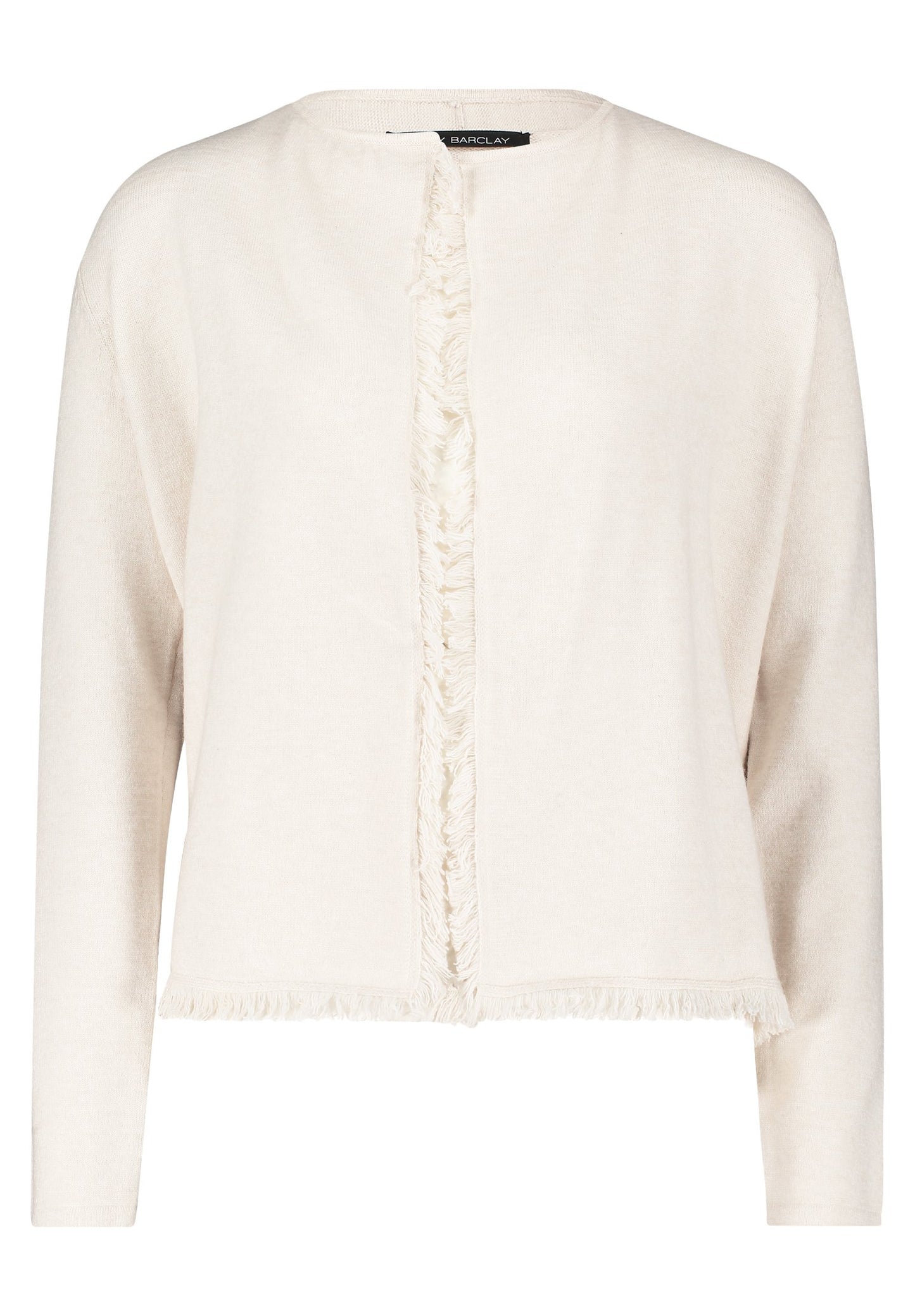 Casual-Strickjacke (Light Beige Mel)