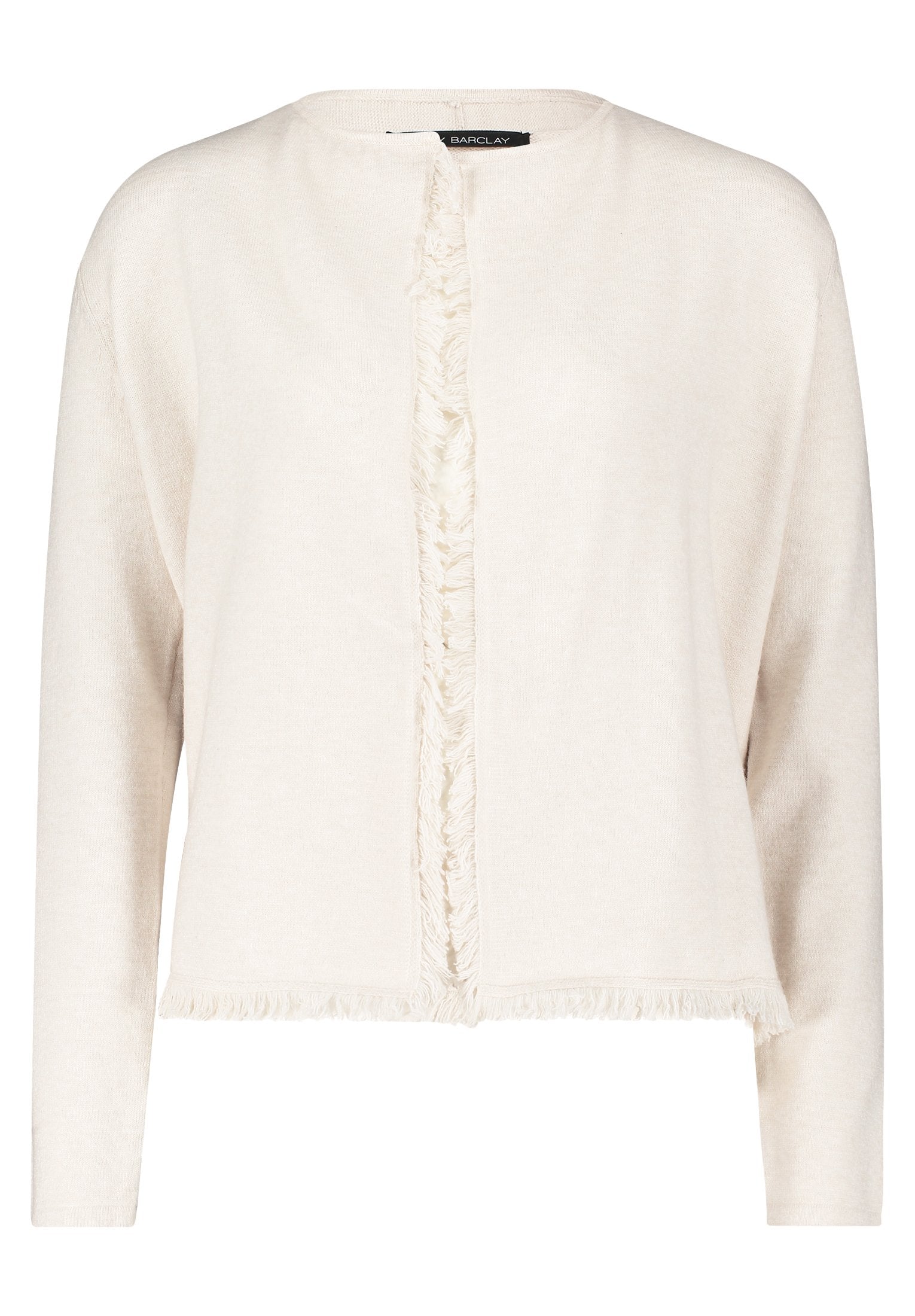 Casual-Strickjacke (Light Beige Mel)