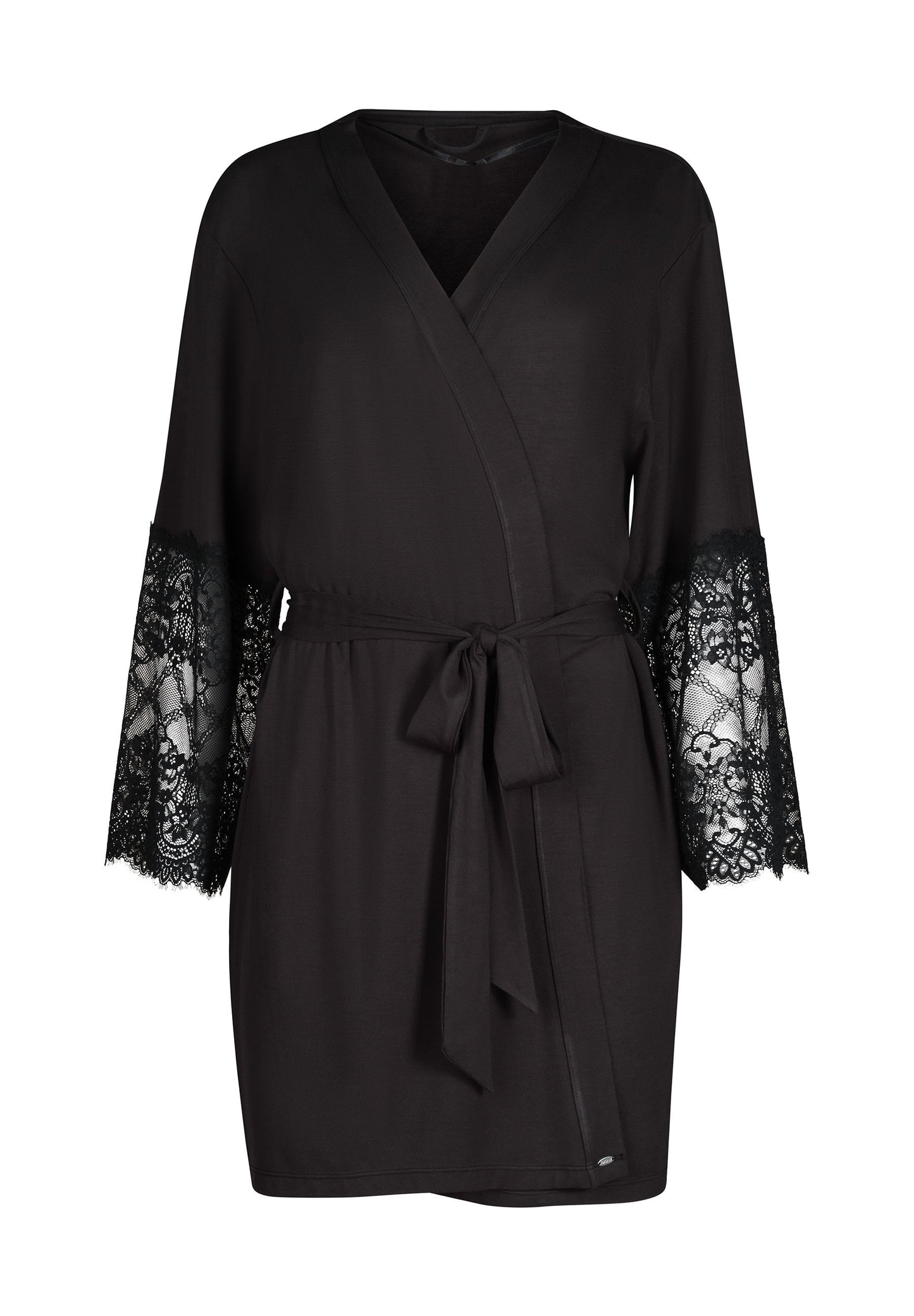 SKINY Damen Kimono Night In Skiny 04 (Black)