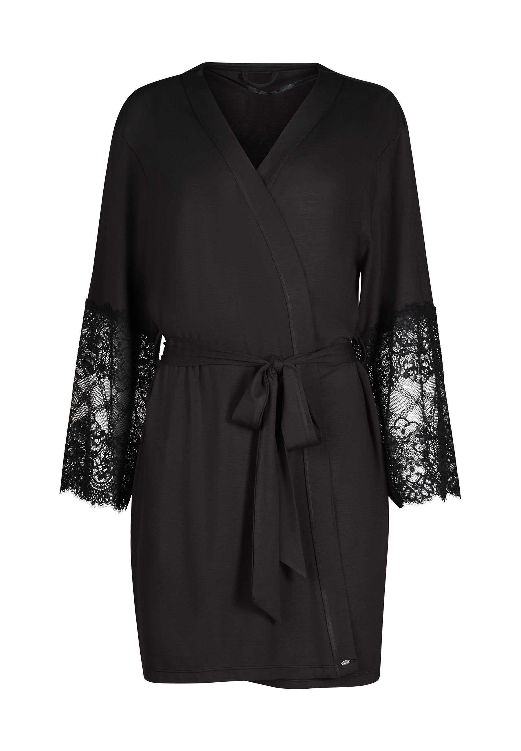 SKINY Damen Kimono Night In Skiny 04 (Black)