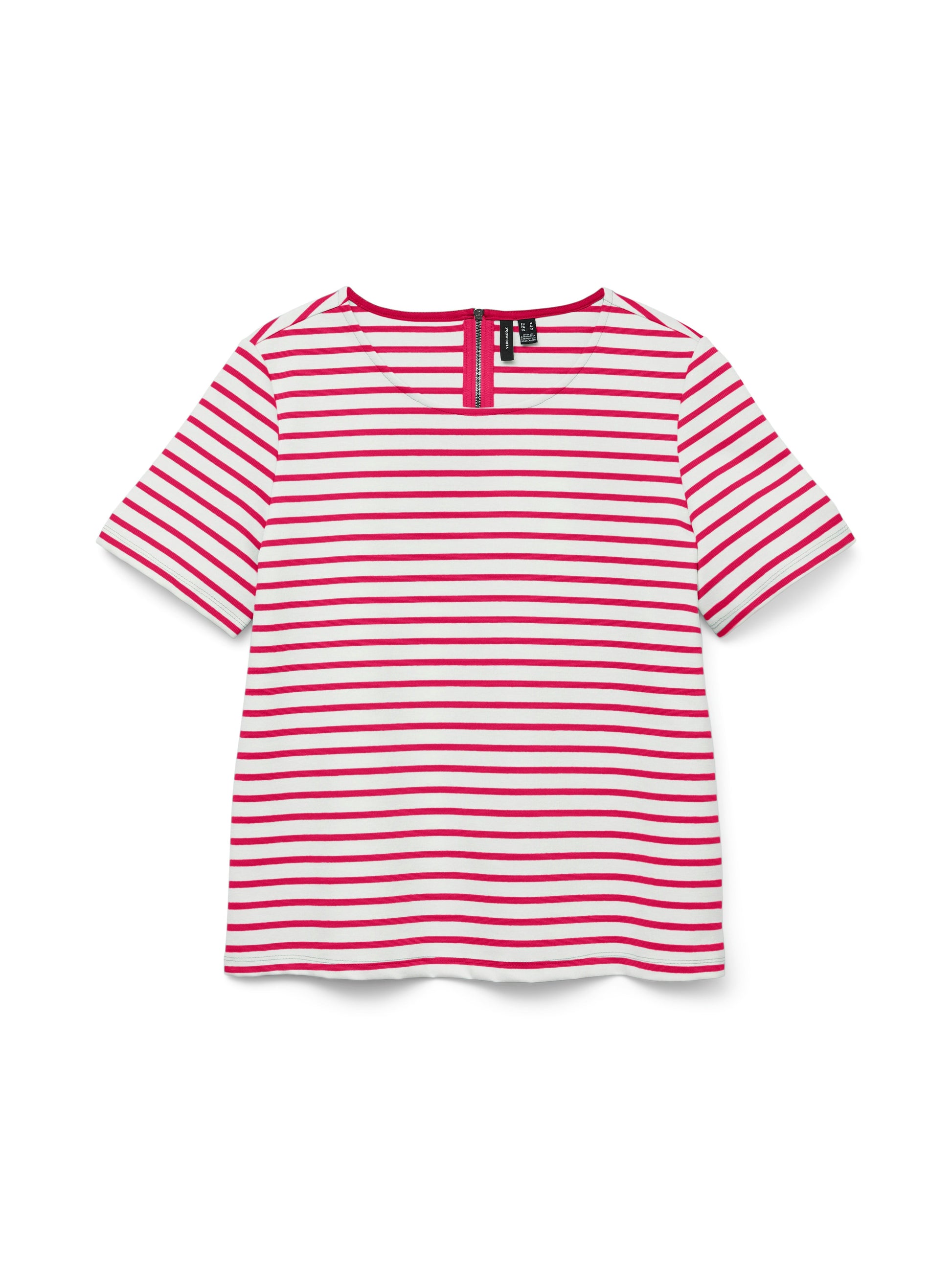 Vmabby Ss Zip Top Jrs Noos (Snow White)