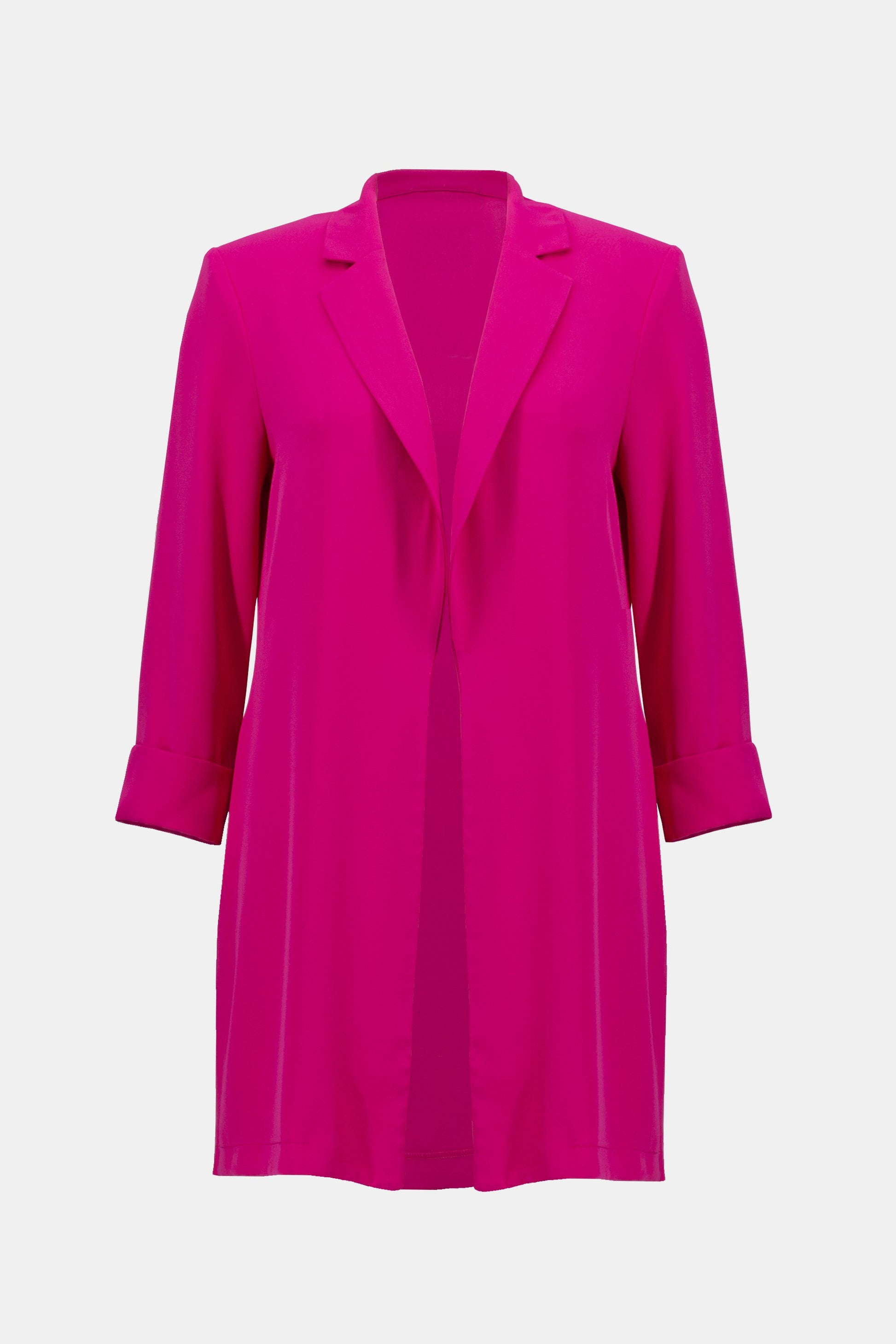 Langer fließender Blazer aus Twill (Pink)