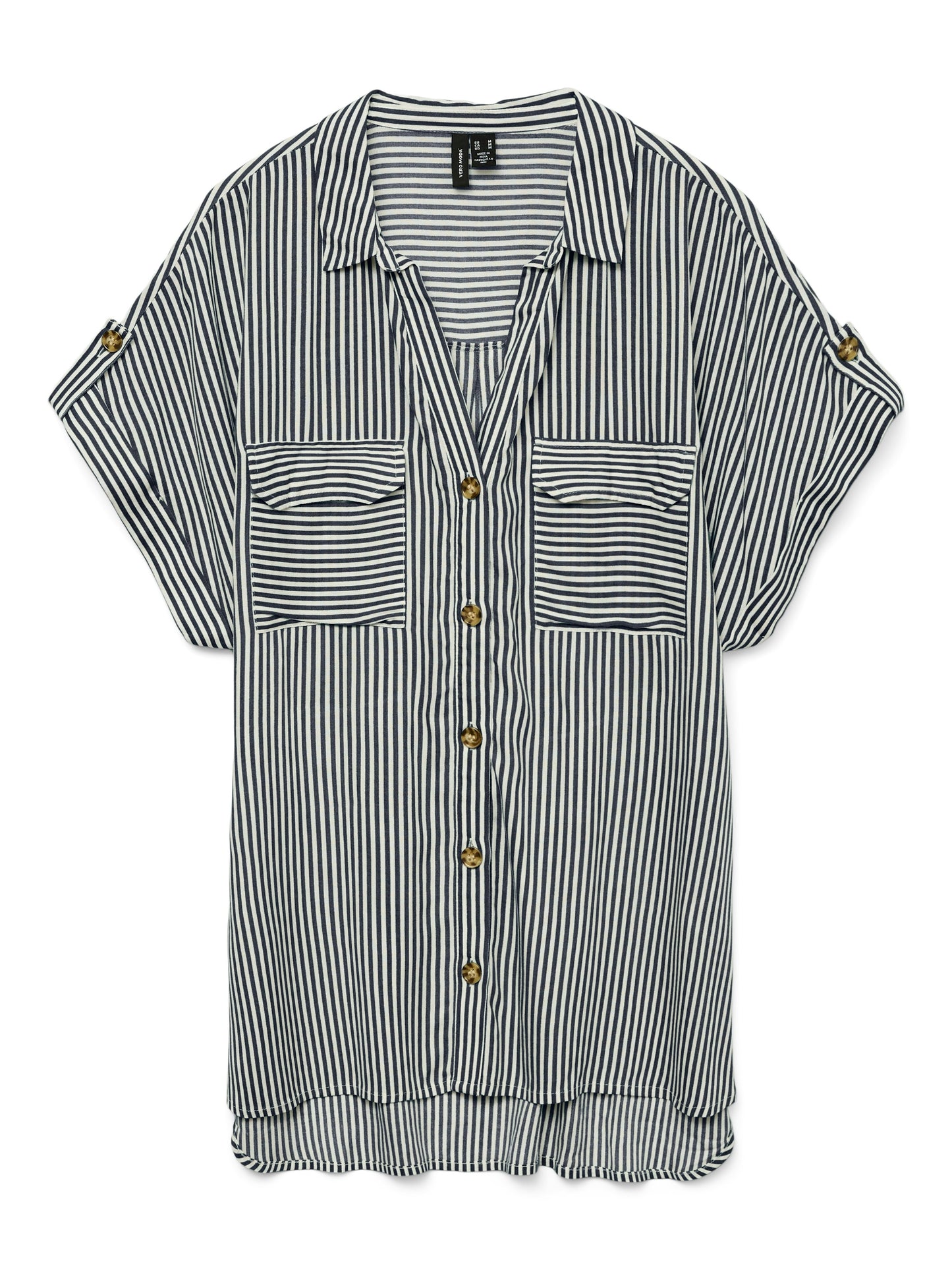 Vmbumpy Ss Shirt Wvn Ga Noos (India Ink/)