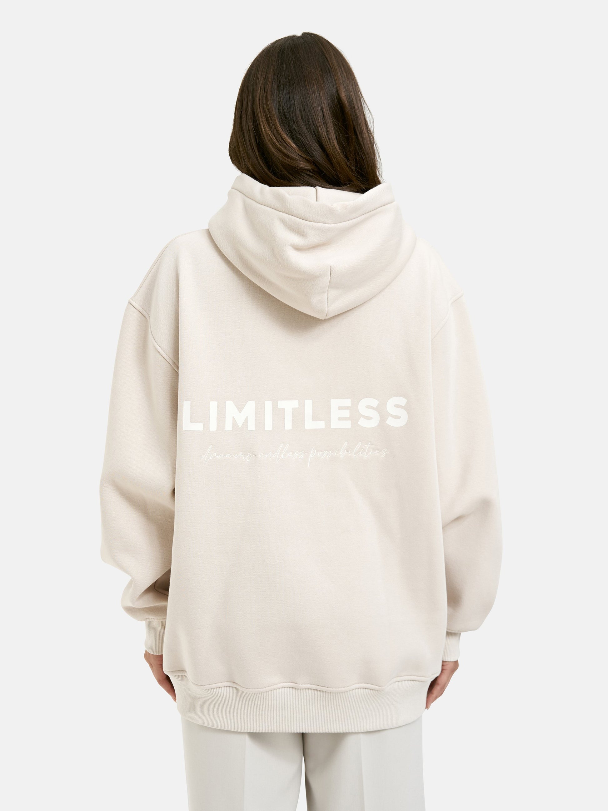 Hoodie Backprint (Beige)