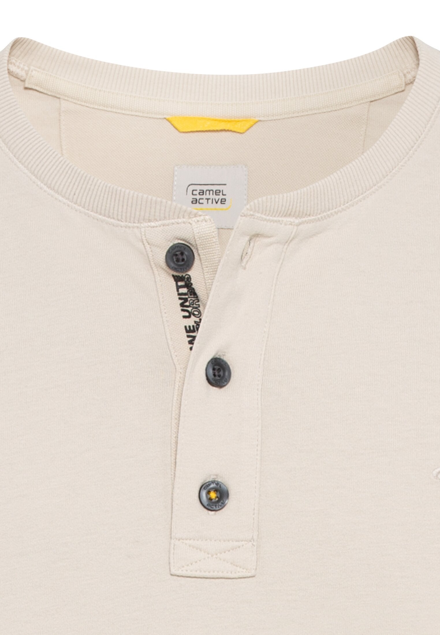 Henleyshirt mit langen Ärmeln (Kitt)