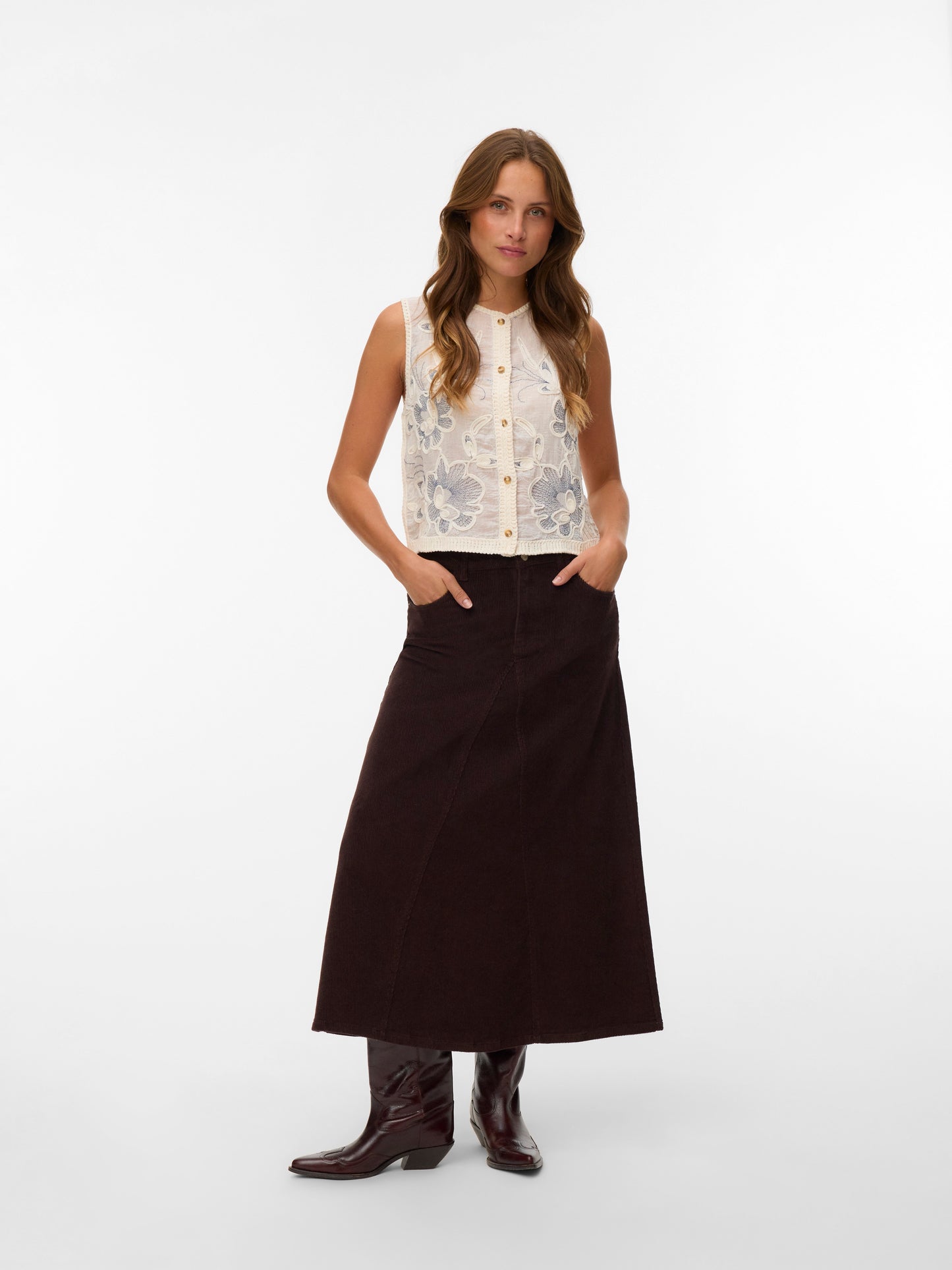 Vmhilva Sl Top Wvn (Cloud Danc)
