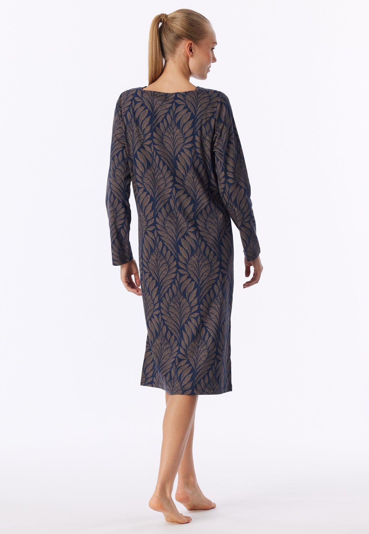 Nachthemd langarm, 110cm (Deep Sea Blue)