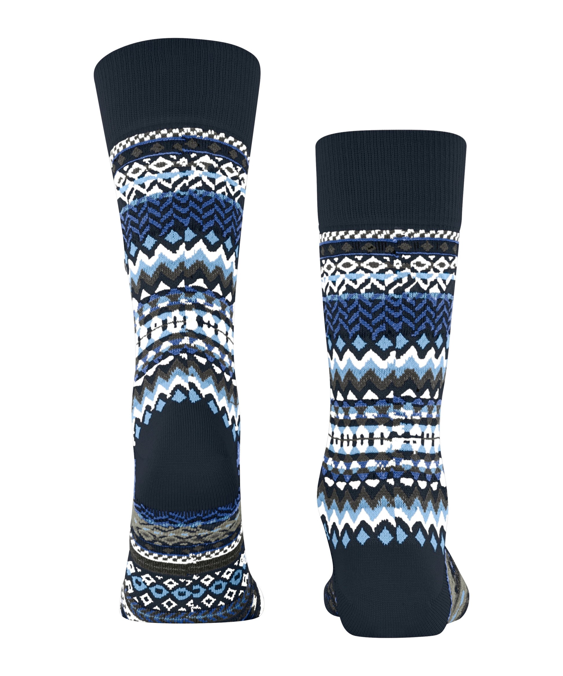 Burlington Fair Isle Herren (Marine)