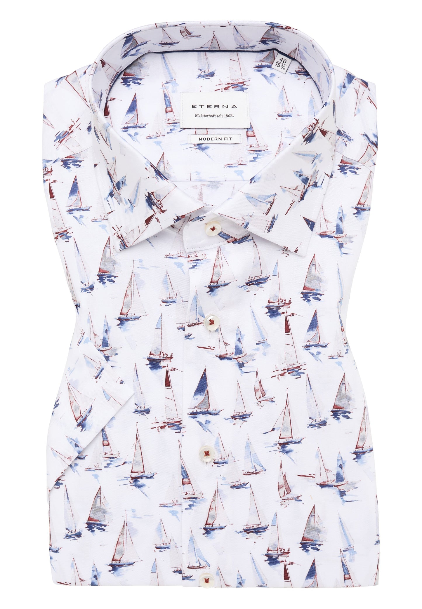 Hemd Twill Kurzarm (Blau)