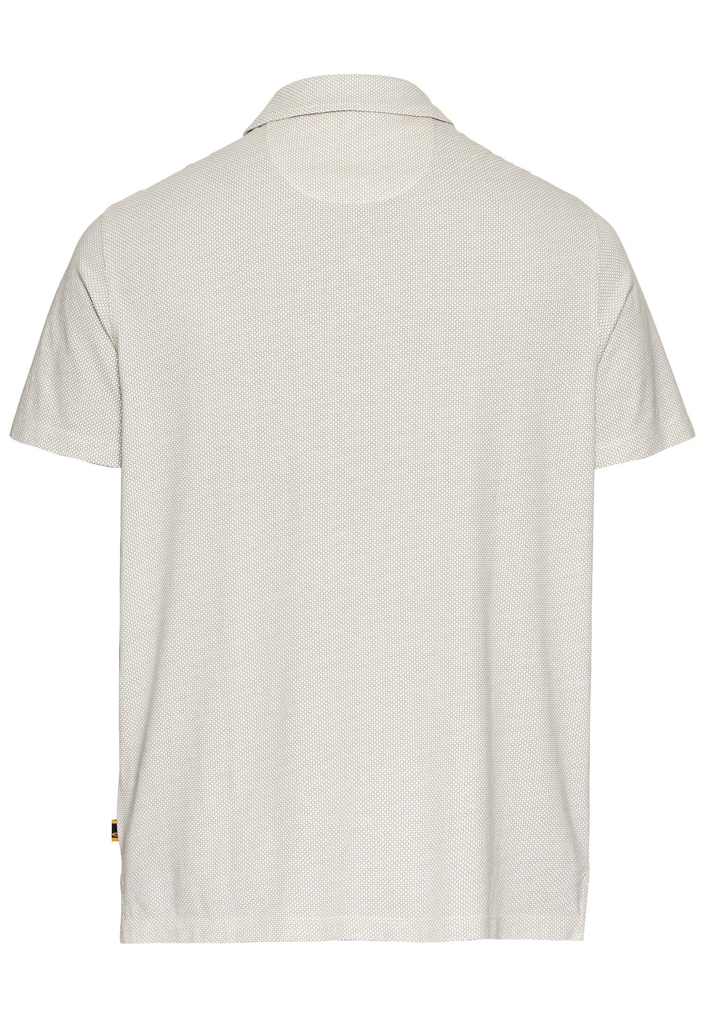 Kurzarm Poloshirt aus reiner Baumwolle (Ecru)