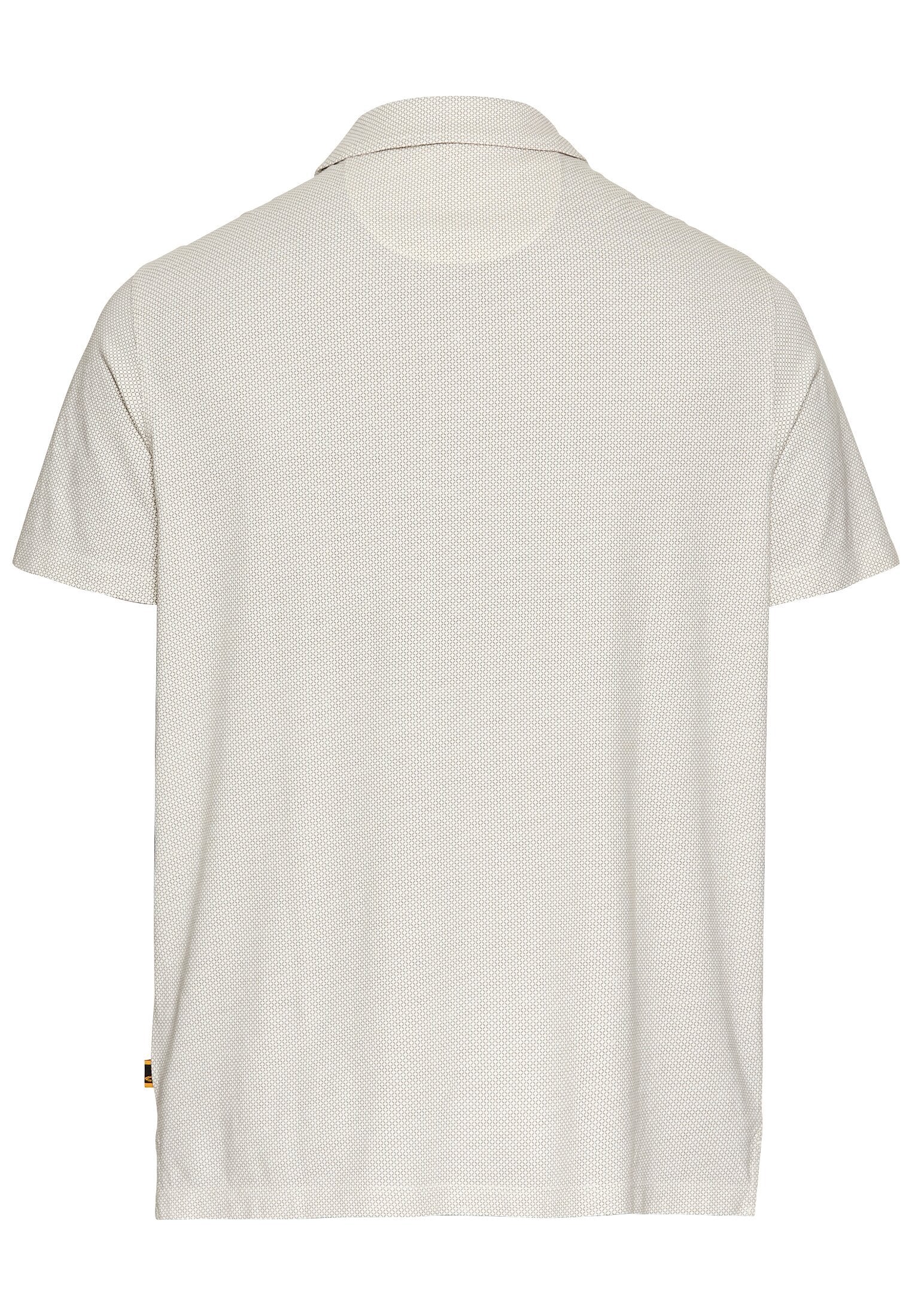 Kurzarm Poloshirt aus reiner Baumwolle (Ecru)