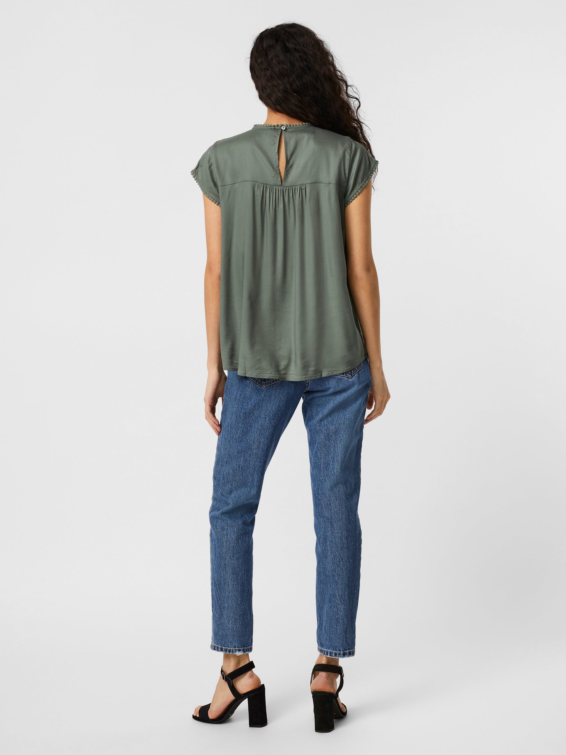 Vmdebbie Pleat S/l Top Ga Noos (Laurel Wreath)