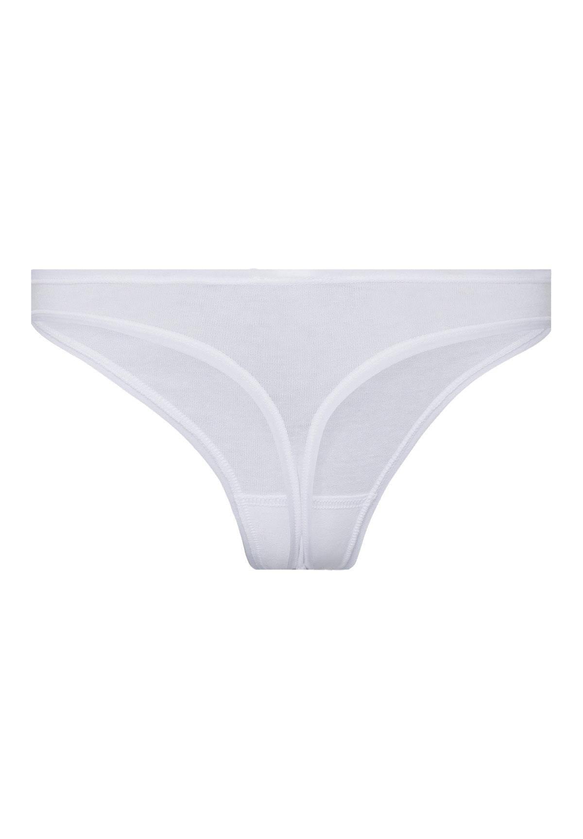 Skiny Damen String 2er Pack Cotton Advantage (White)