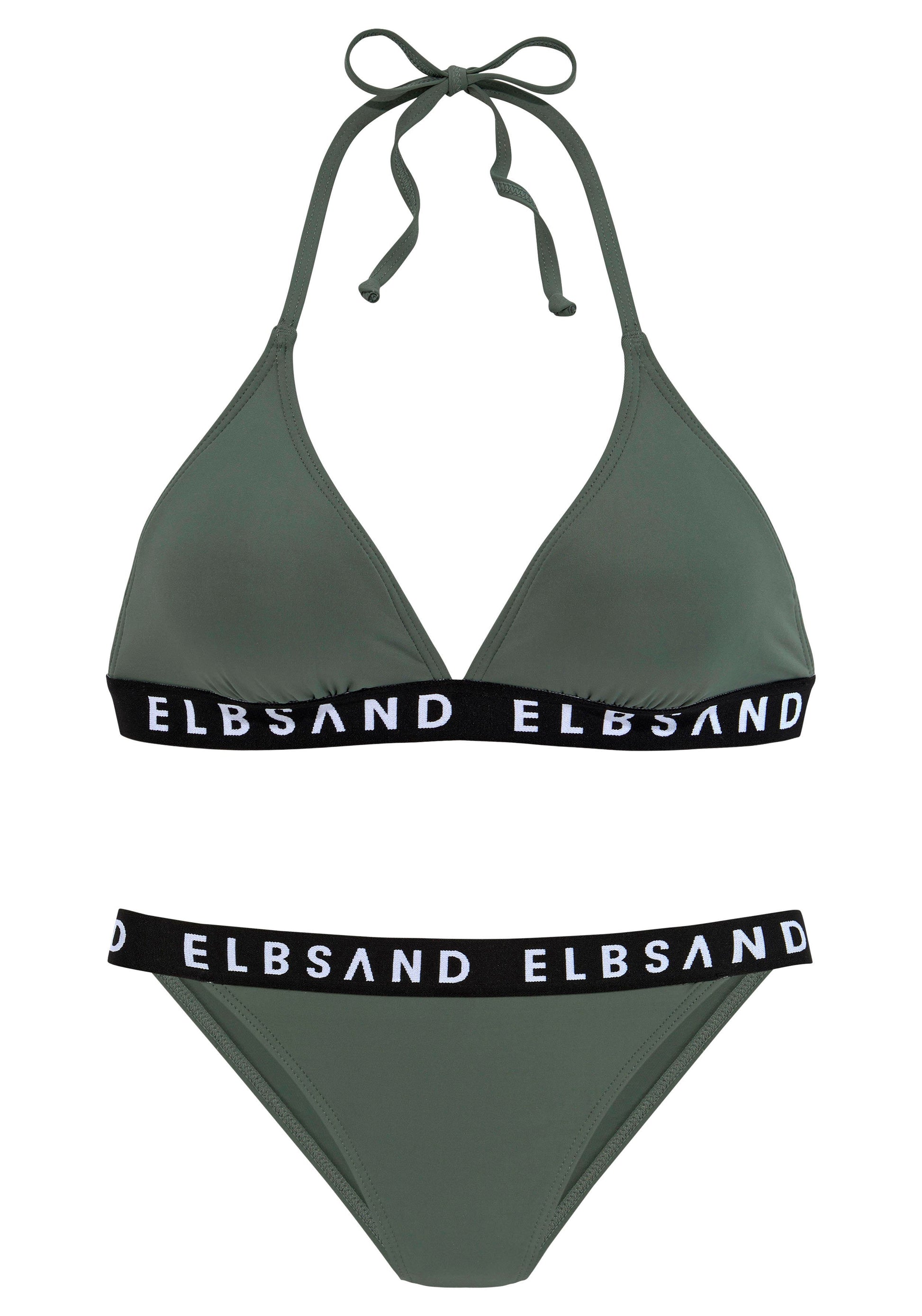 Elbsand LM Triangel-Bikini (Oliv)