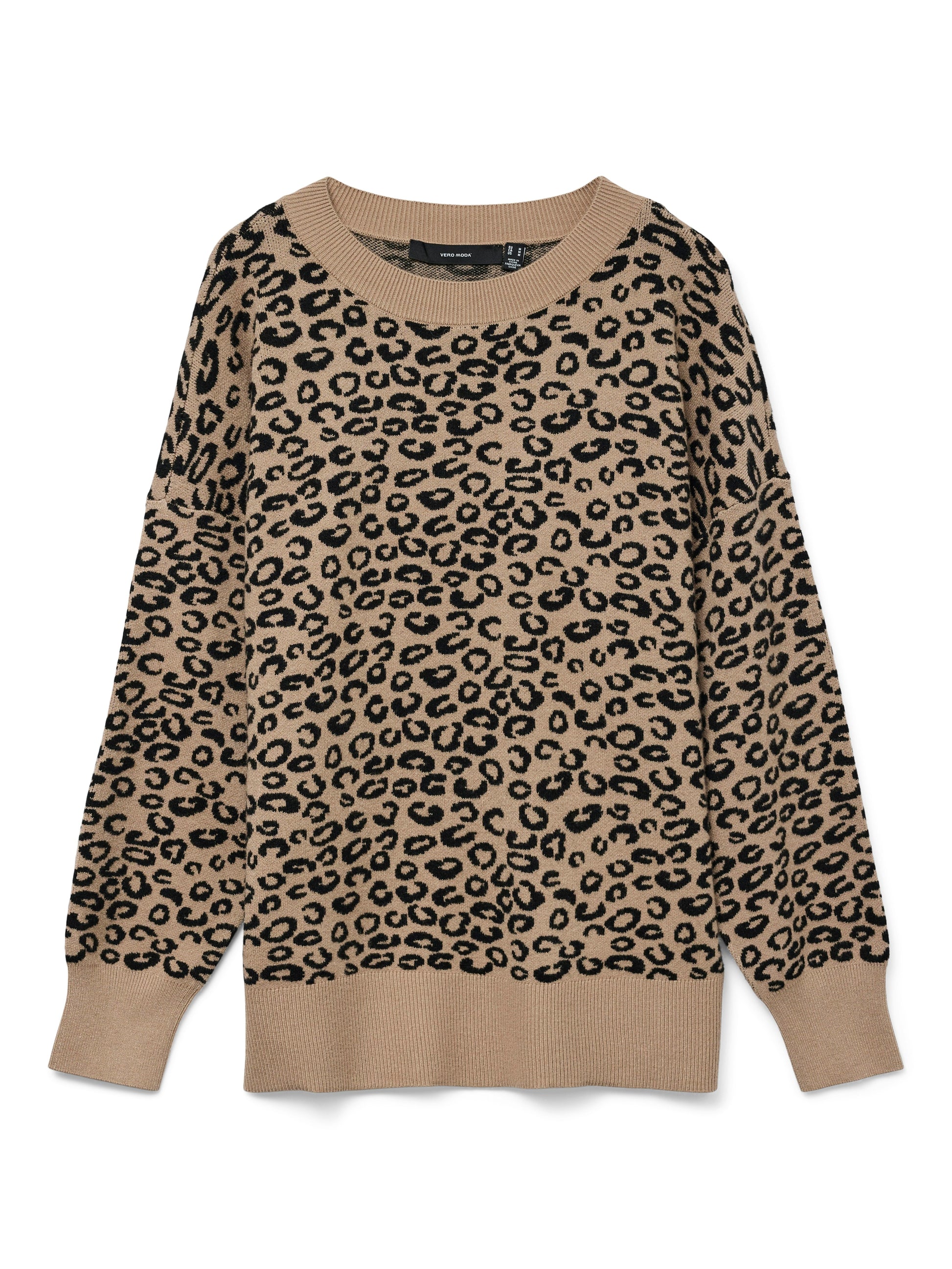 Vmnancy Ls O-neck Long Pullover Boo Rep (Silver Min)