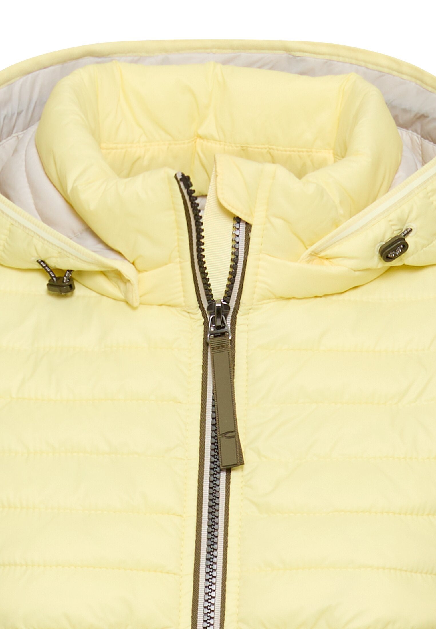 Gefütterte Jacke mit abnehmbarer Kapuze (Lemon)