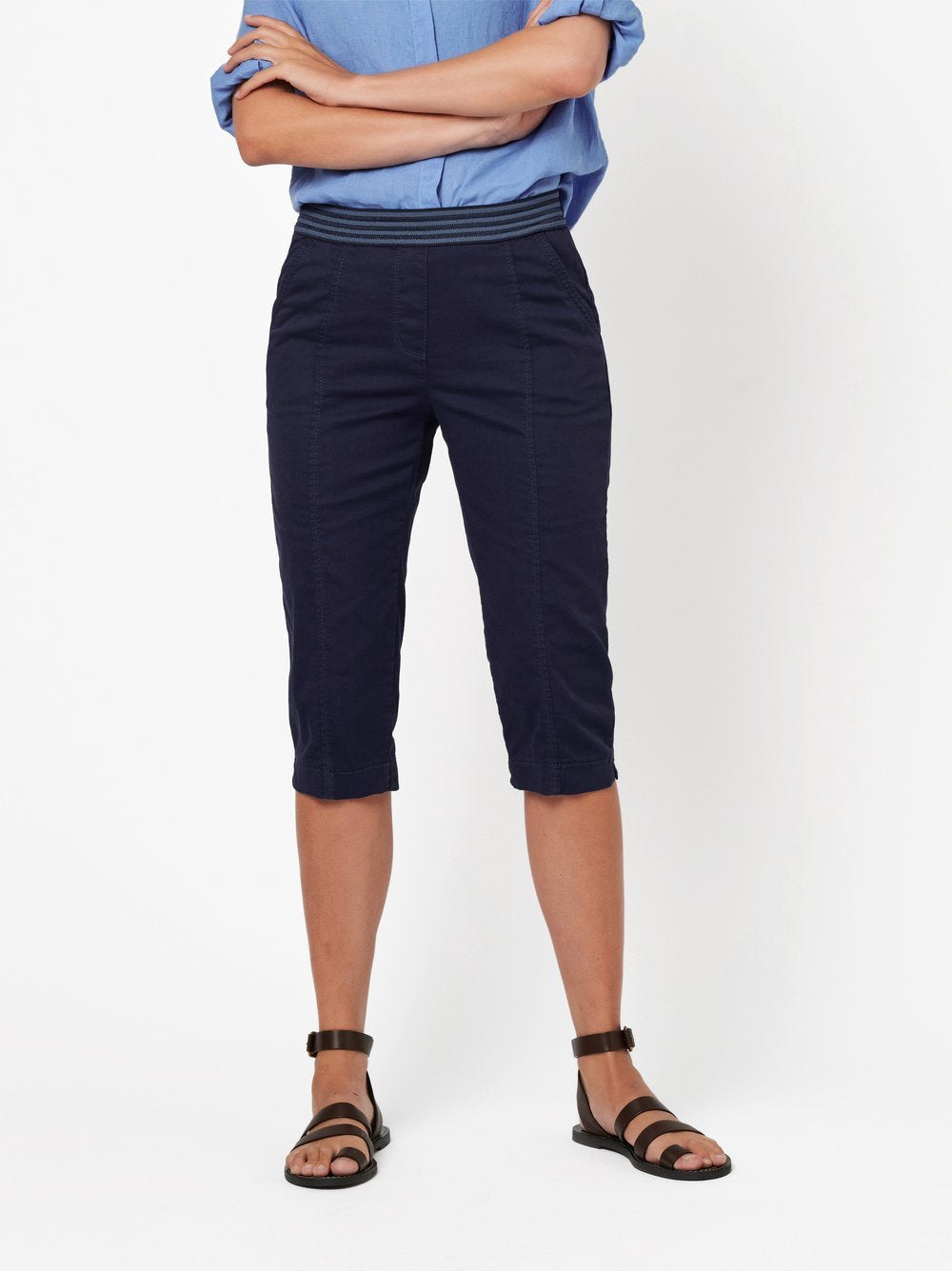 Sue Jogpant Capri (Navy)