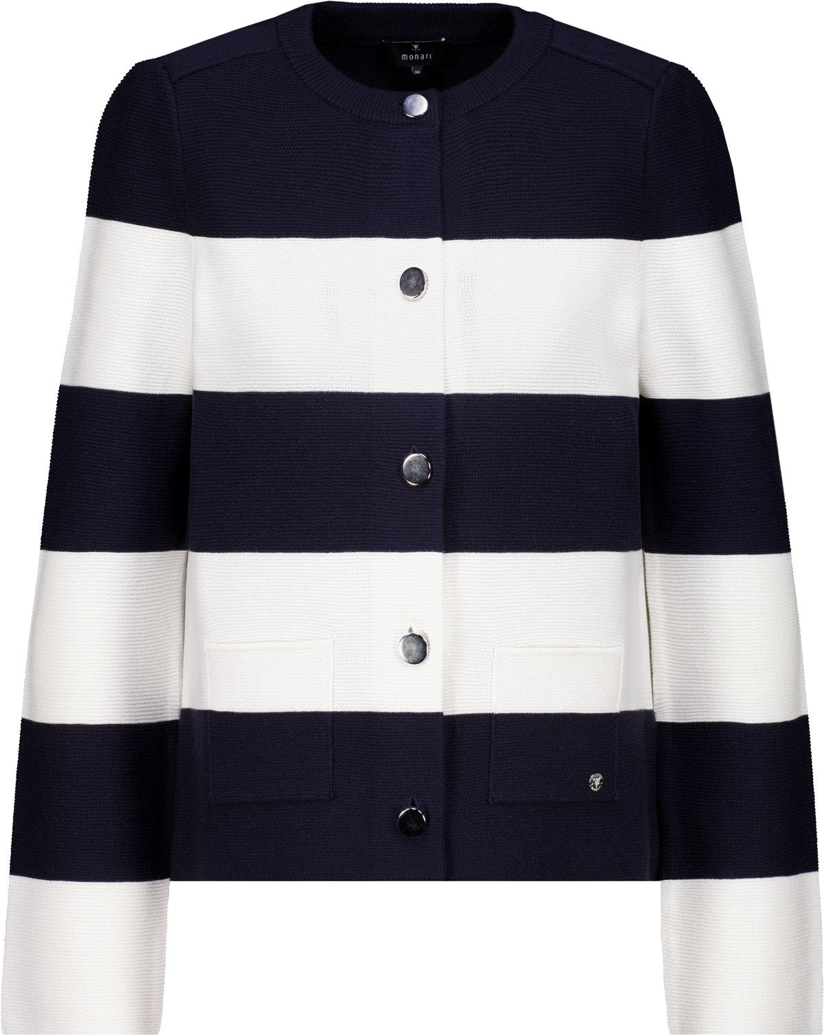 Strickjacke (Marine Ringel)