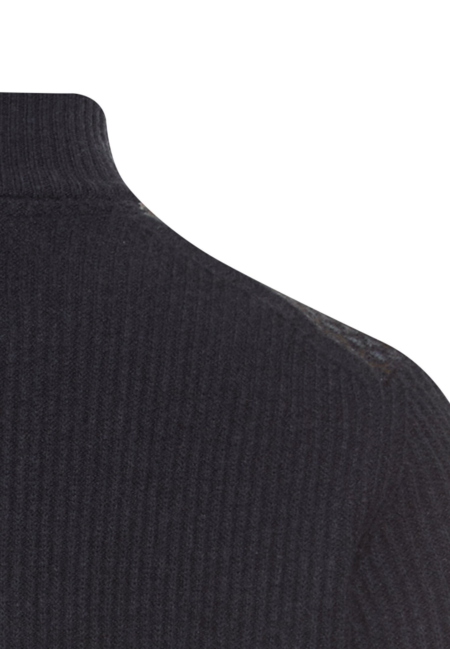 Strickjacke mit Stehkragen (Dark Navy)