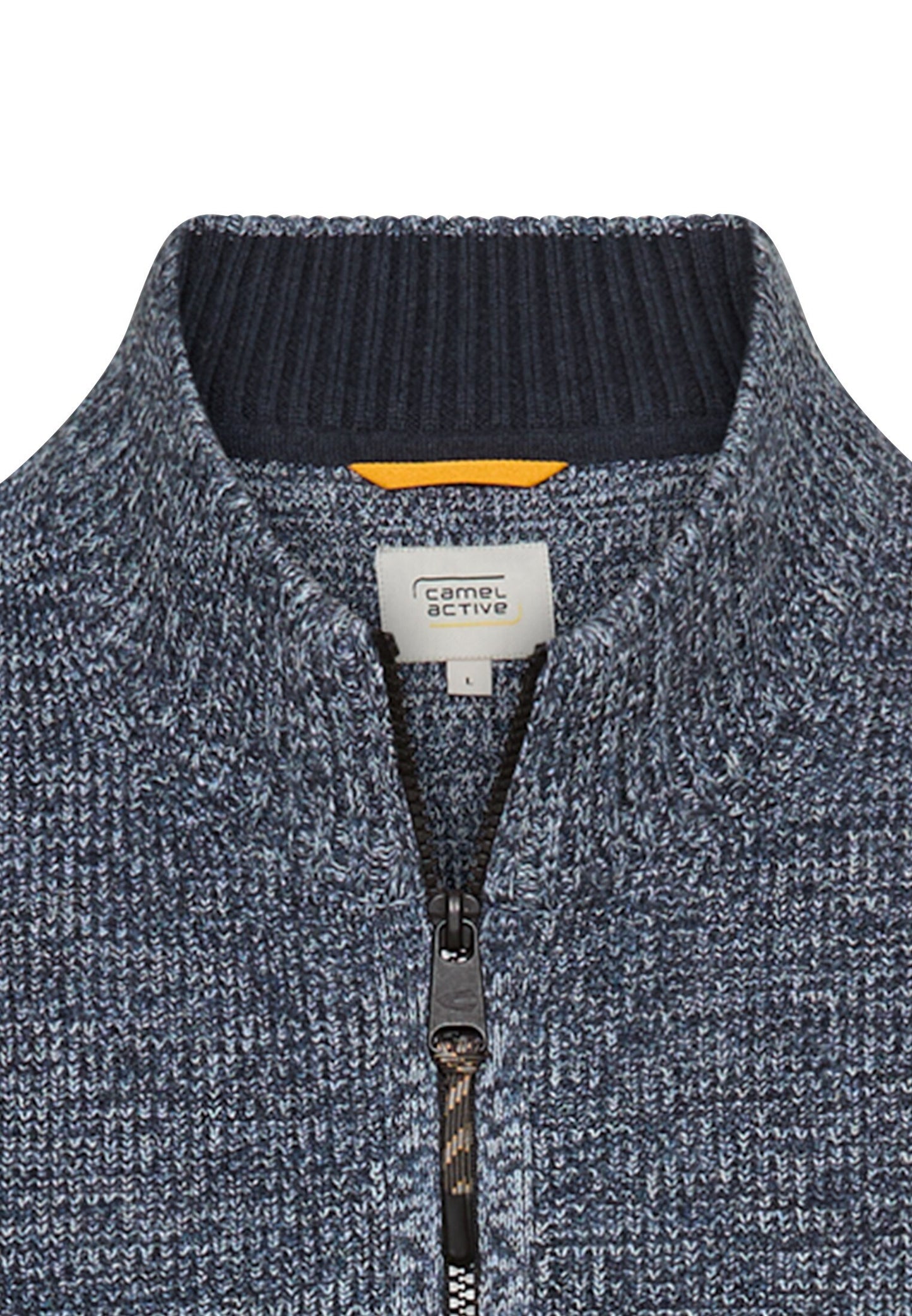 Strickjacke aus einem soften Baumwollmix (Tinted Blue)