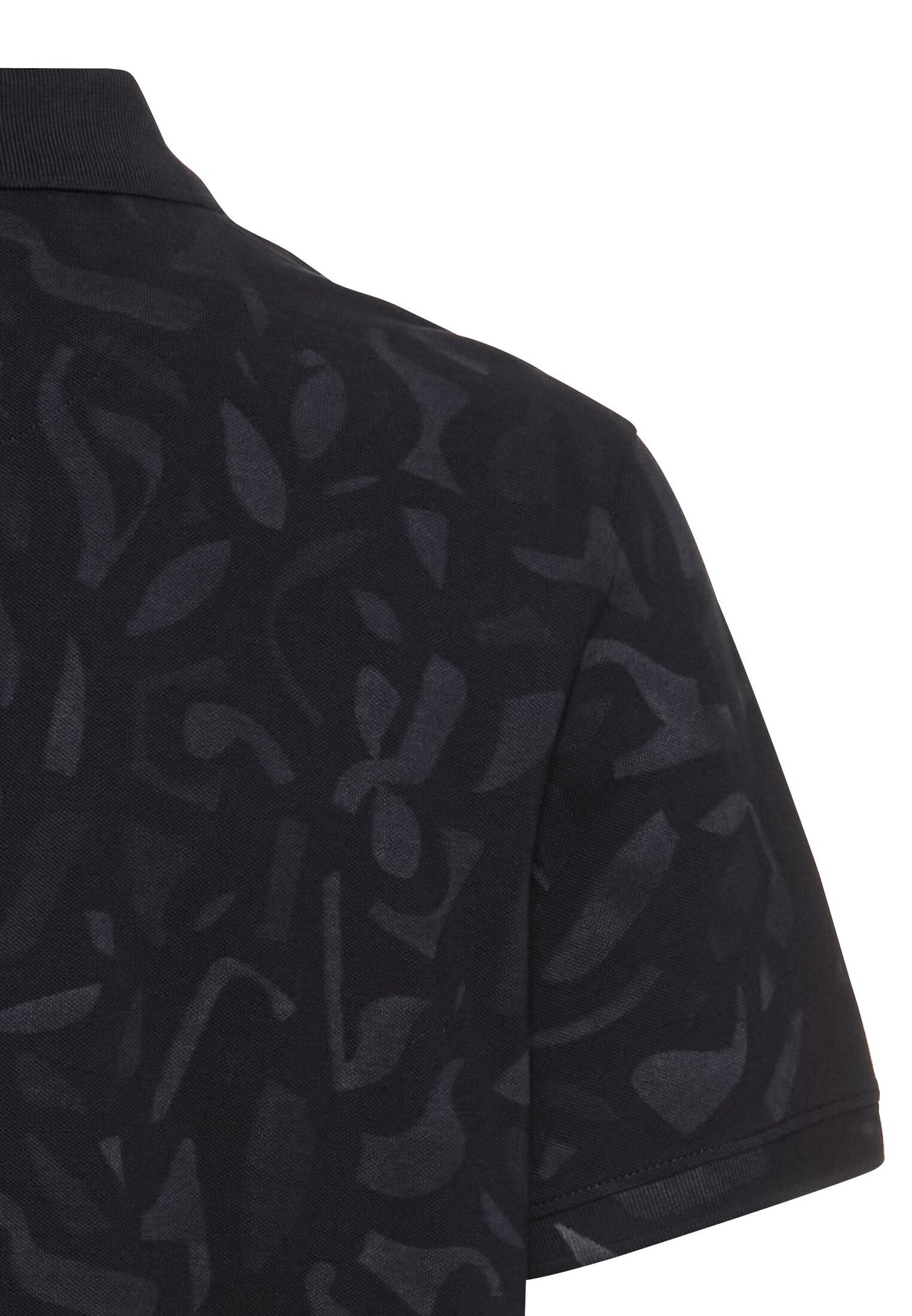 Kurzarm Poloshirt aus reiner Baumwolle (Dark Navy)