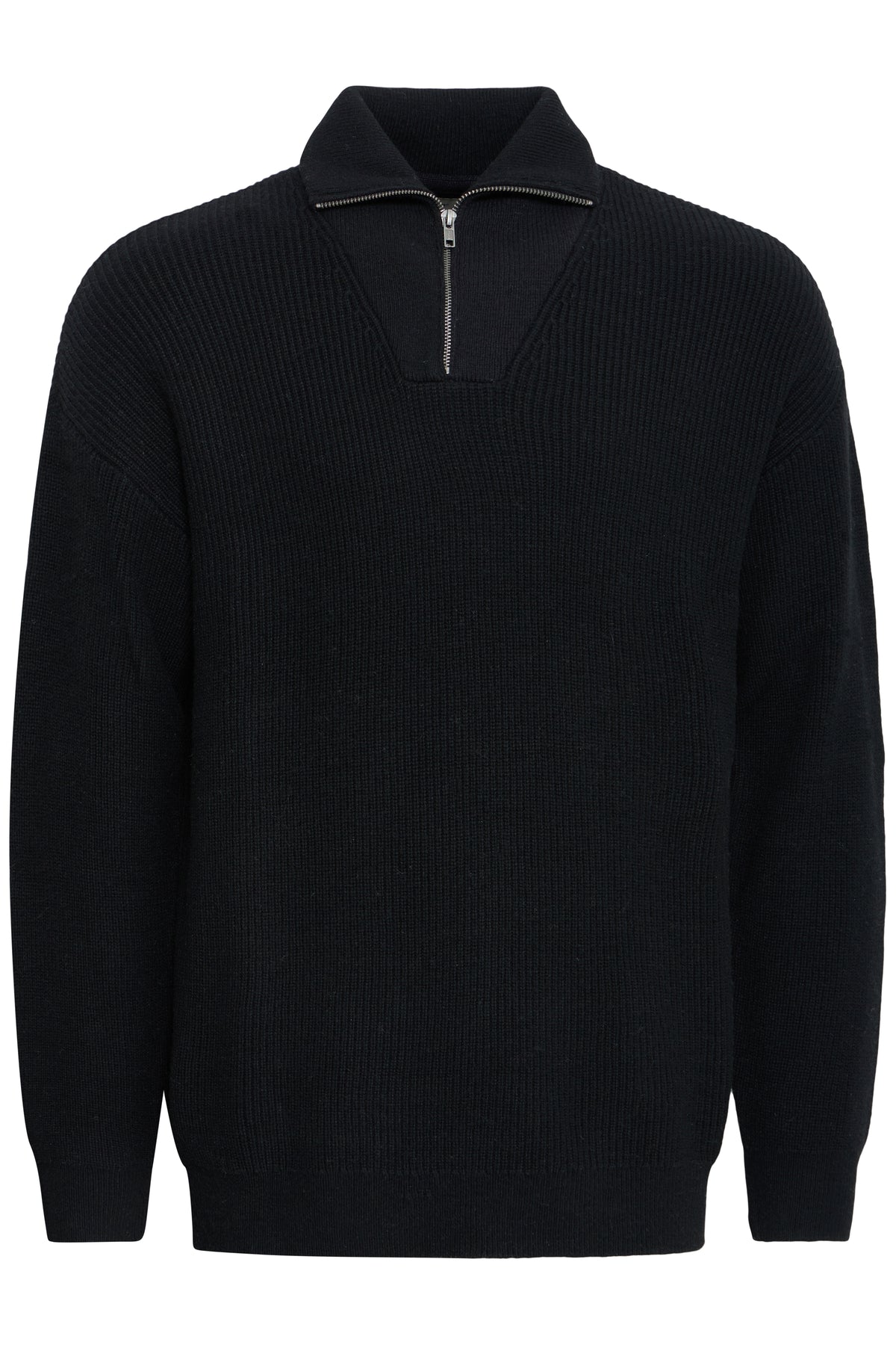 Bhbos Knit Halfzipp (Black Beauty)