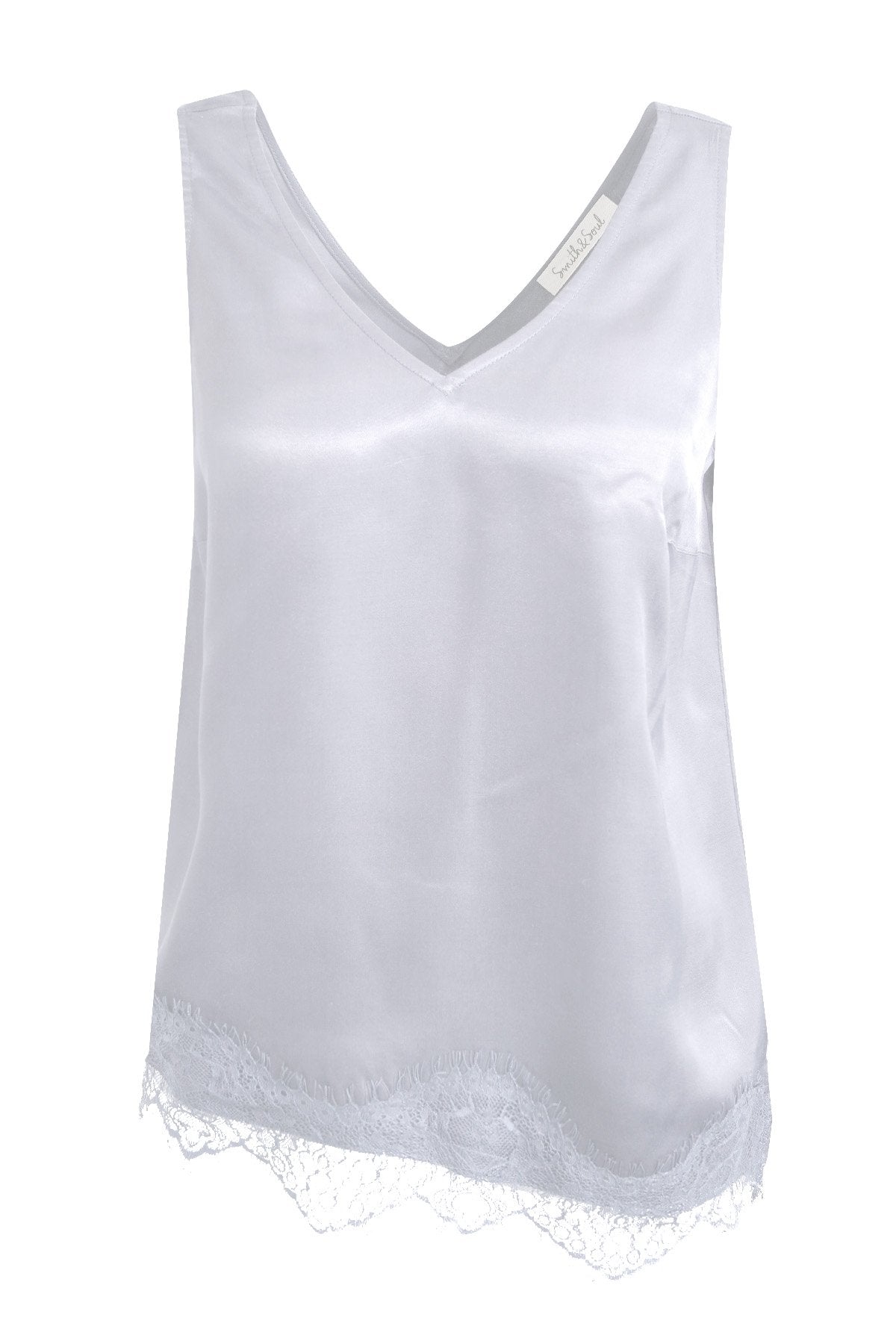 Satin Lace Top (Offwhite)