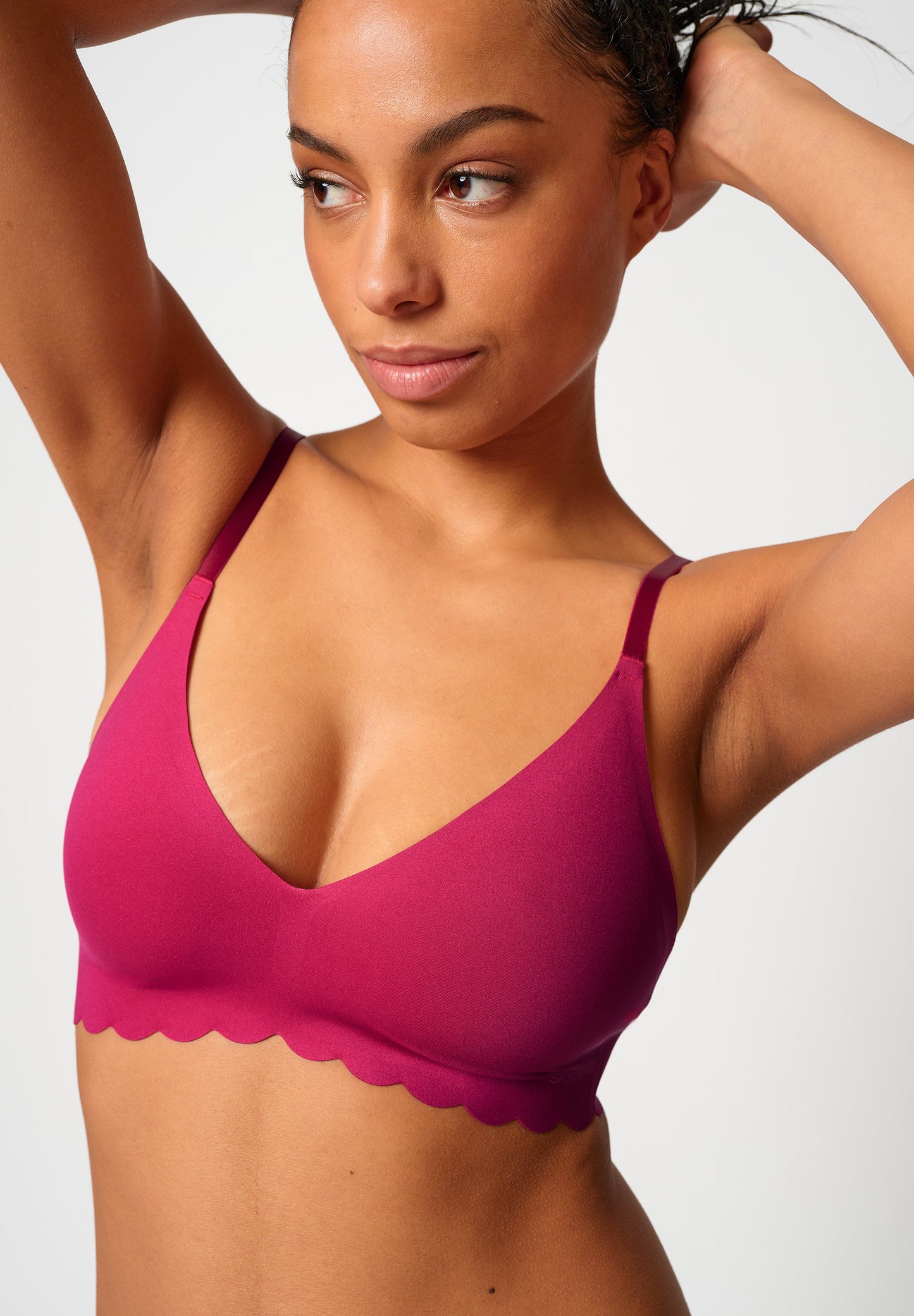 SKINY Damen Soft BH herausn. Pads Micro Essentials (Sangria)