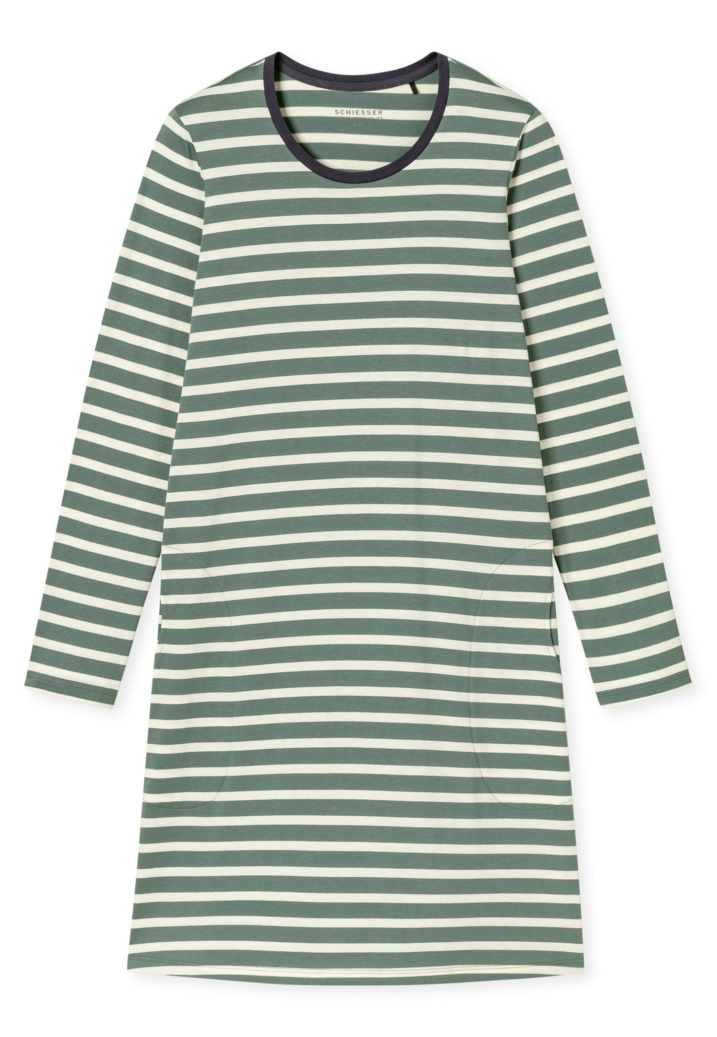 Nachthemd langarm, 95cm (Mineral)