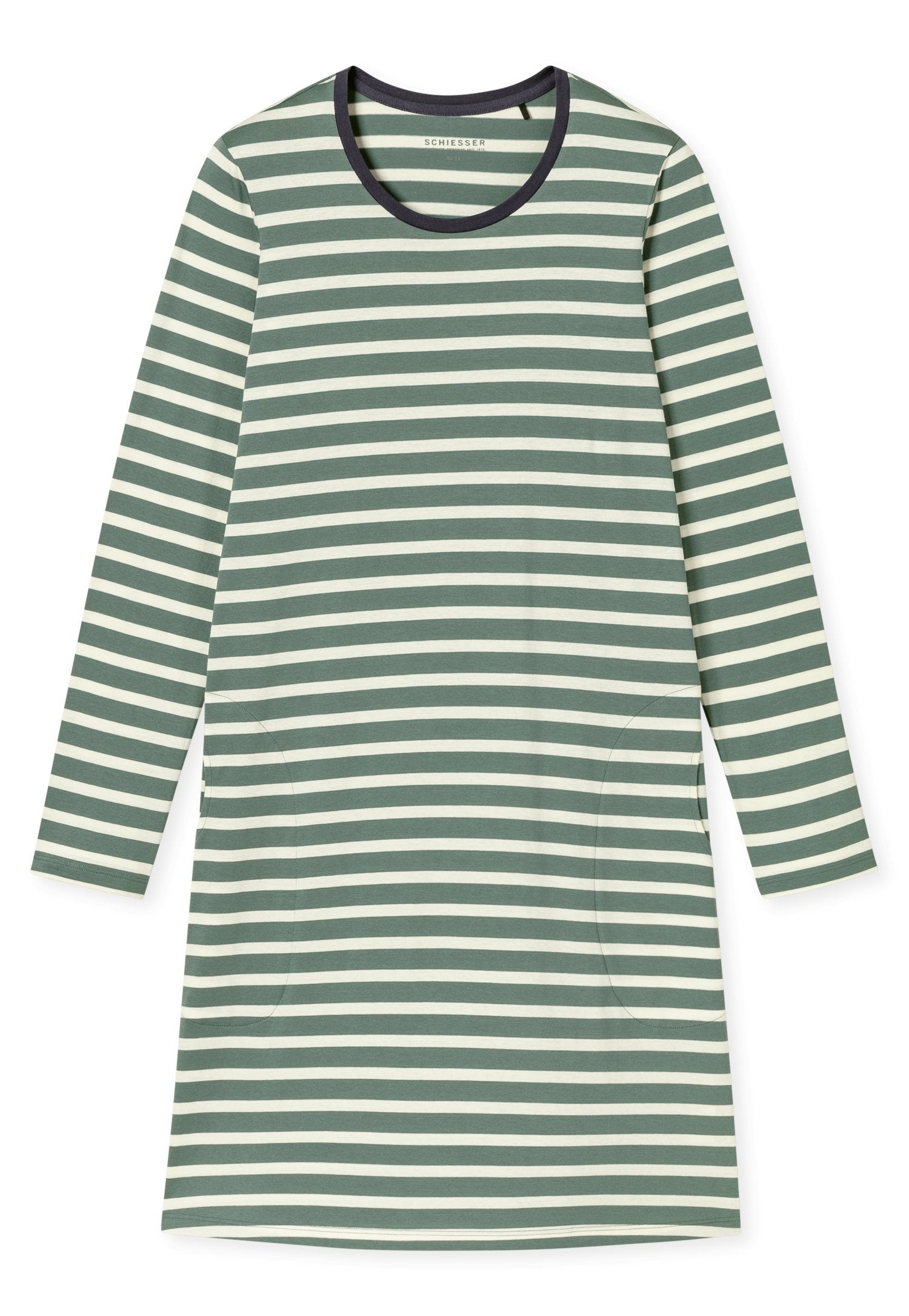 Nachthemd langarm, 95cm (Mineral)