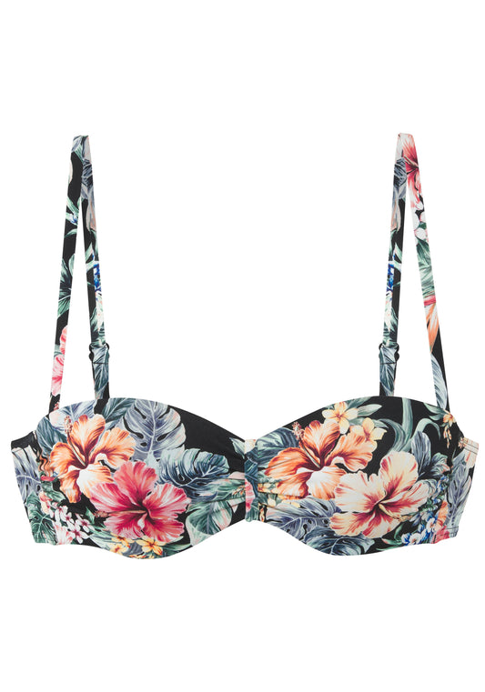 LASCANA OT Bügel-Bandeau Bade (Black Print)