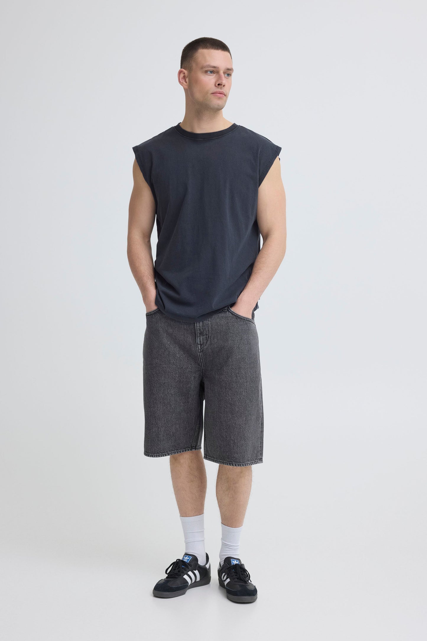 Bhkeelan Washed S/l Tanktop (Salute)