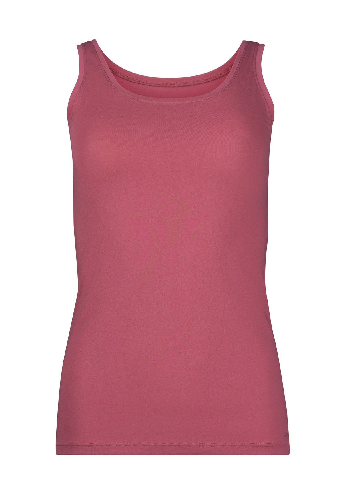 Skiny Damen Tanktop Doppelpack SKINY ADVANTAGE Cotton Stretch (Rosewine Select)