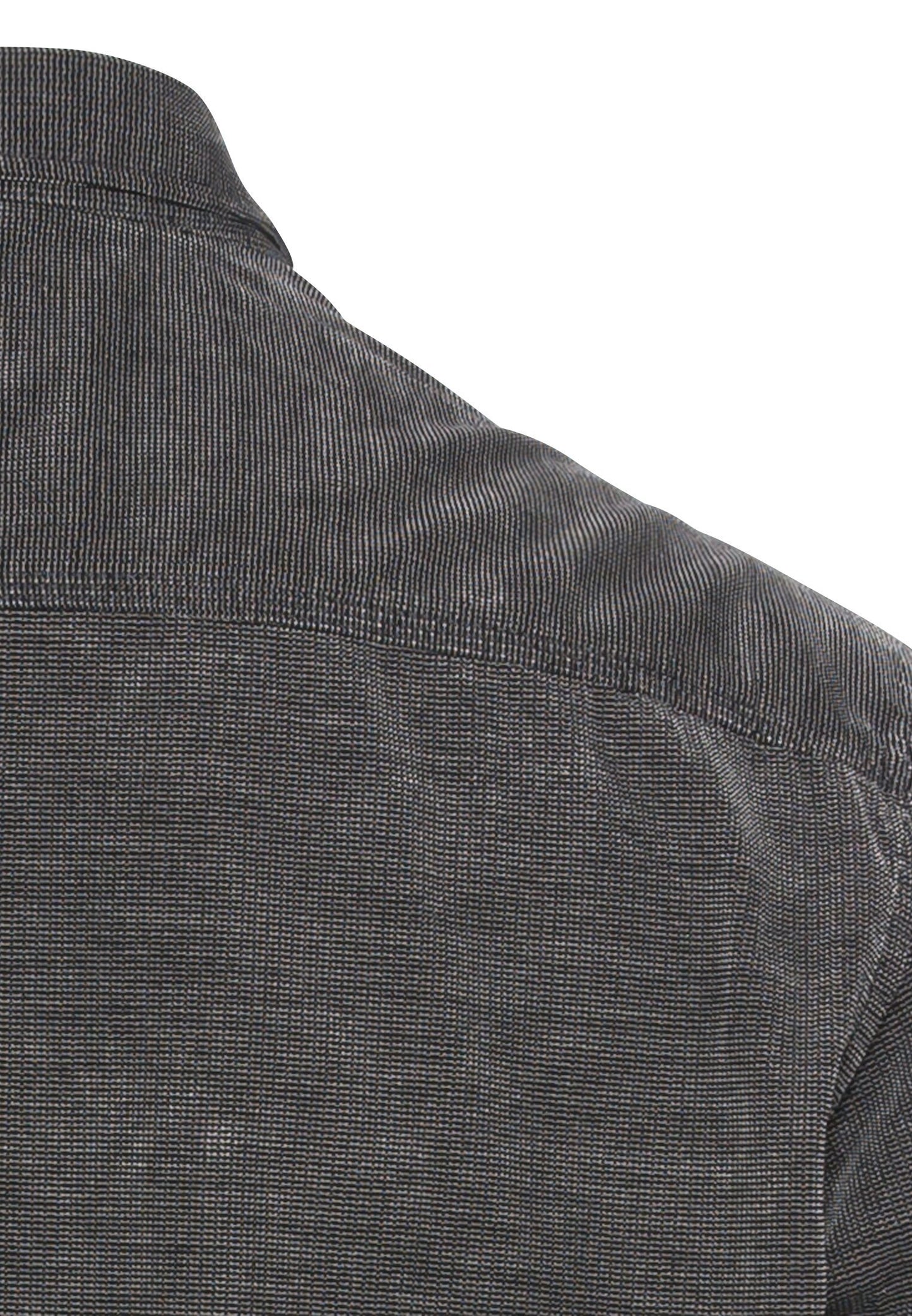 Langarm Hemd in Regular Fit aus Cord (Asphalt)