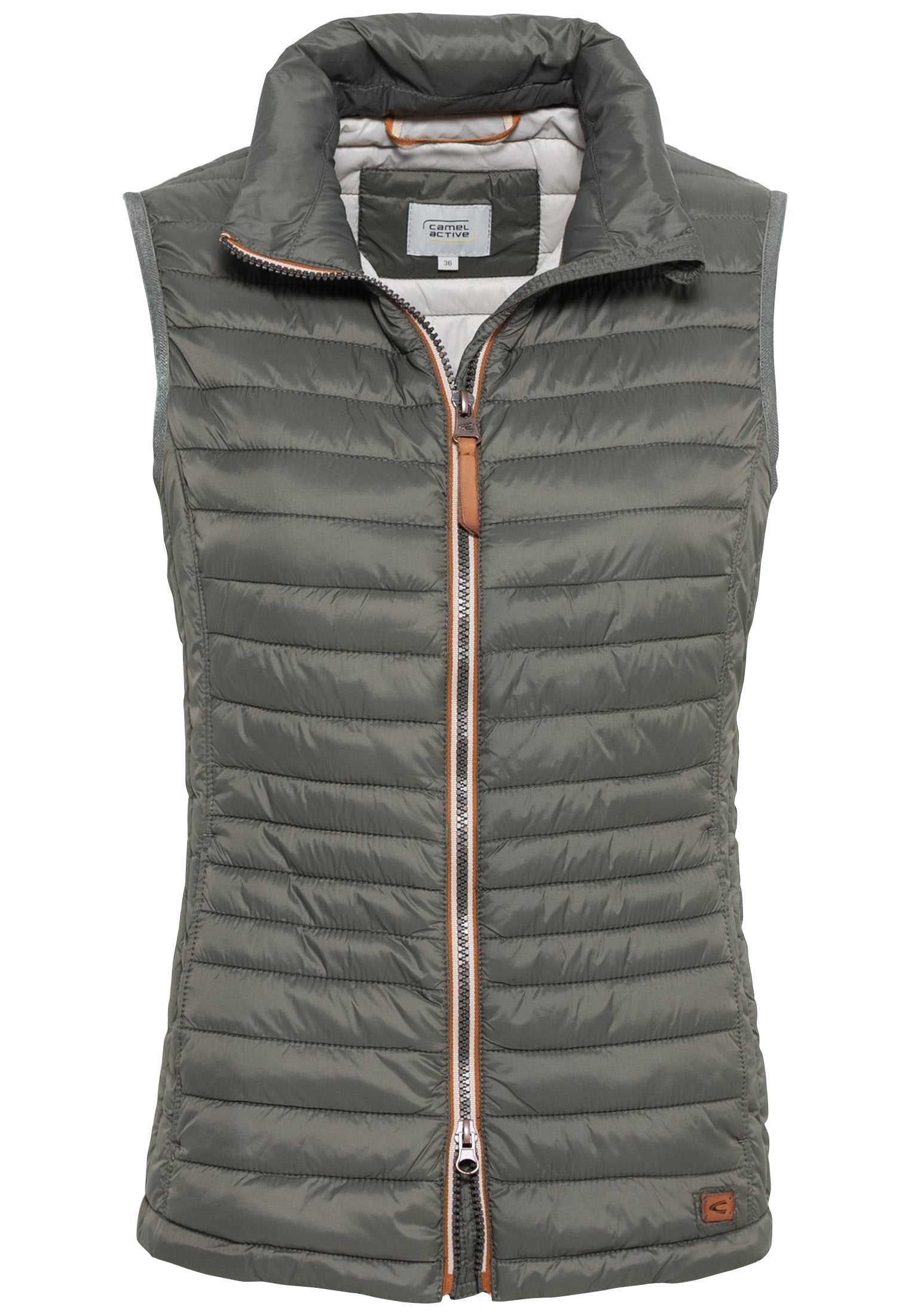 Steppweste aus 100% recyceltem Material (Khaki)