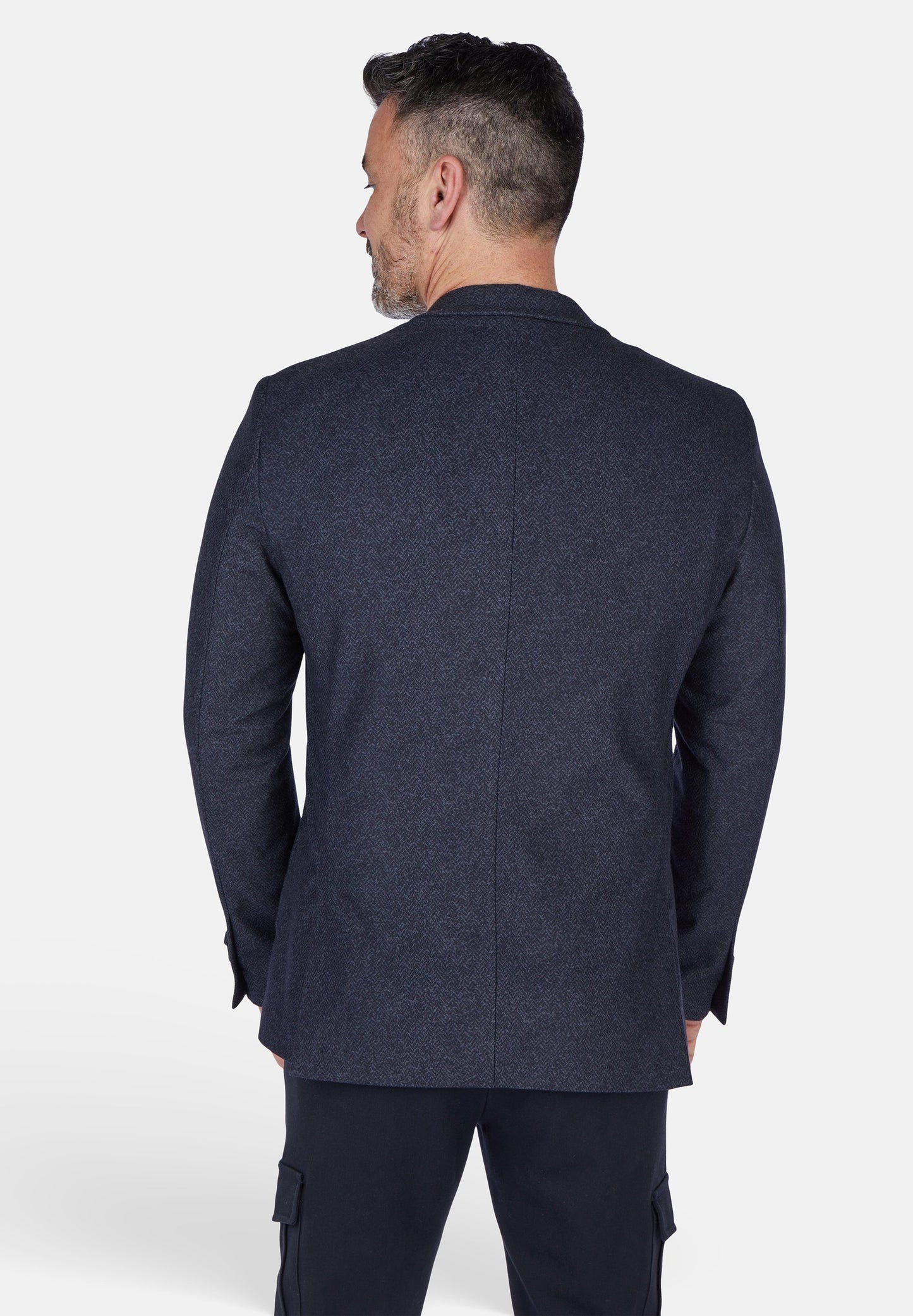 Check Blazer (Midnight Blue)