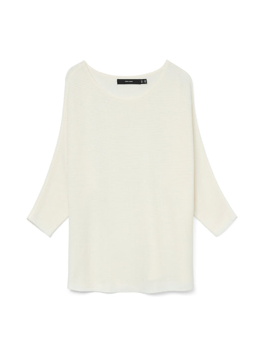 Vmnora 3/4 Boatneck Blouse  Noos (Snow White)