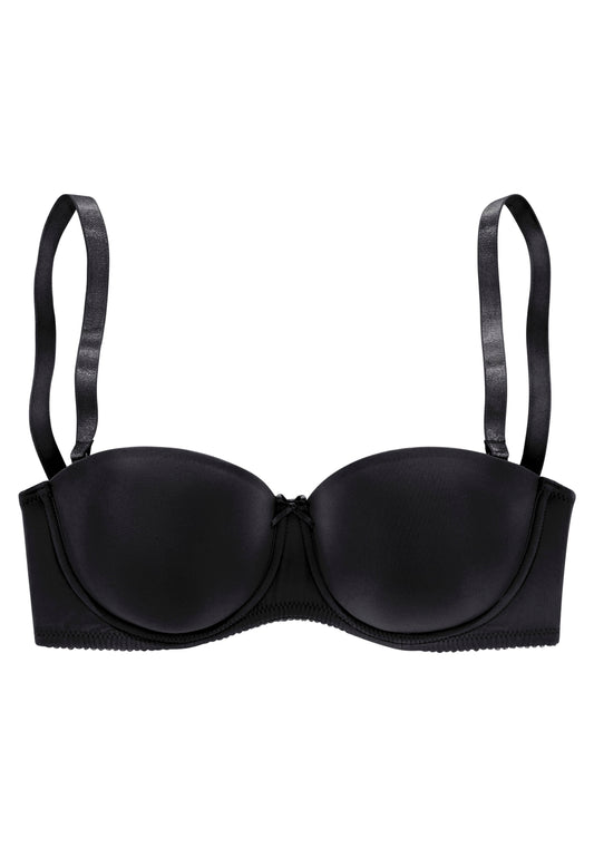 NUANCE Schalen-BH mit abnehmbaren Trägern (Black)
