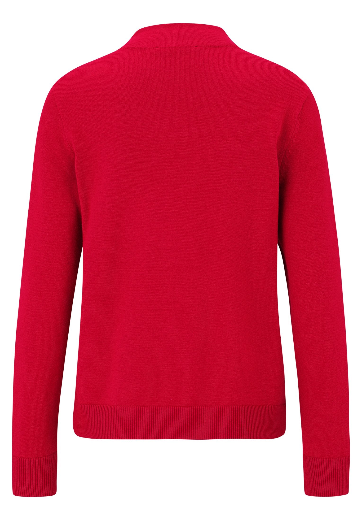 Basic-Strickpullover (Red Scarlet)