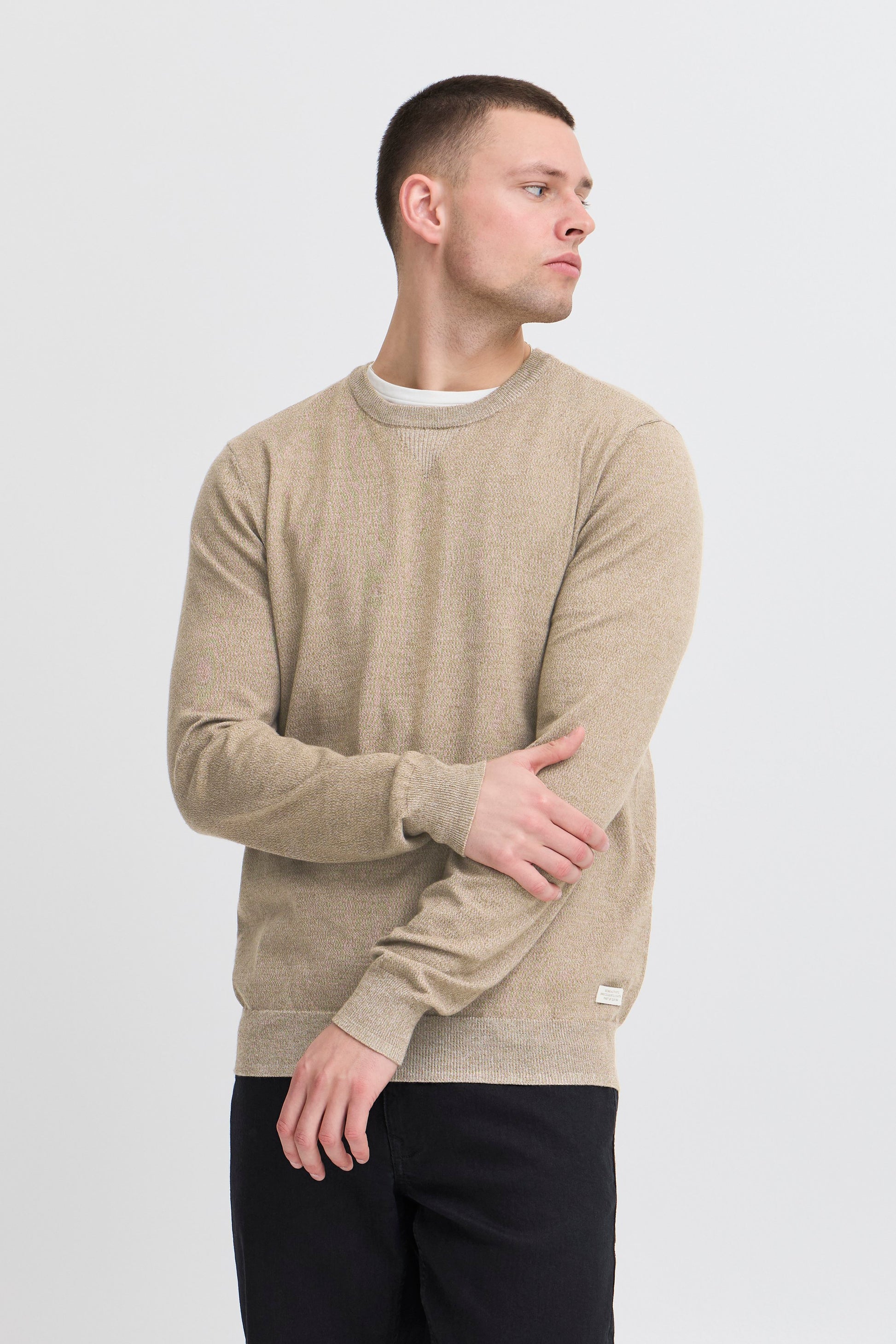Bhbruton Crew Neck Knit (Cornstalk)