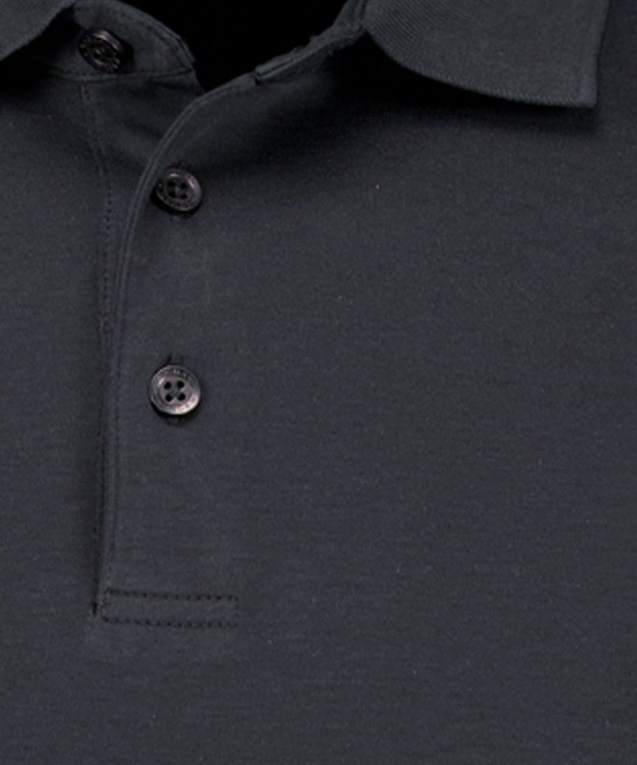Pima-Polo mit Bund (Schwarz)