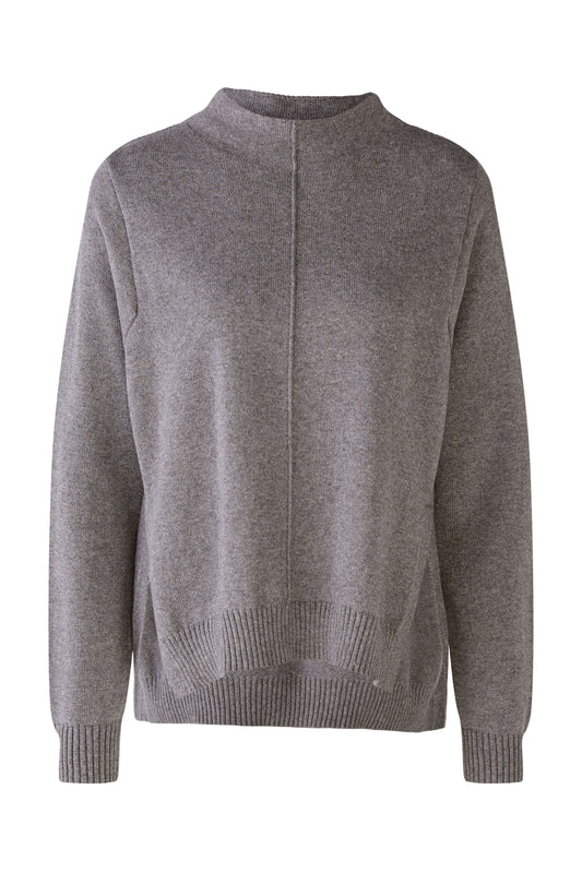 Pullover Baumwoll- Viskosemischung (Grey)