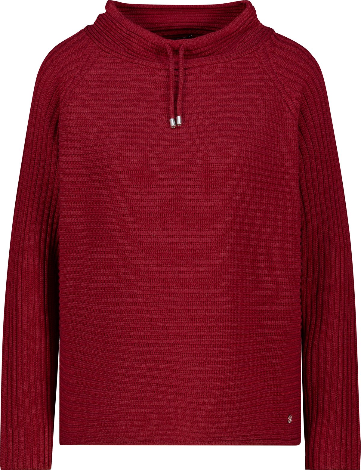 Pullover mit Rippenstruktur (Red Dahlia)