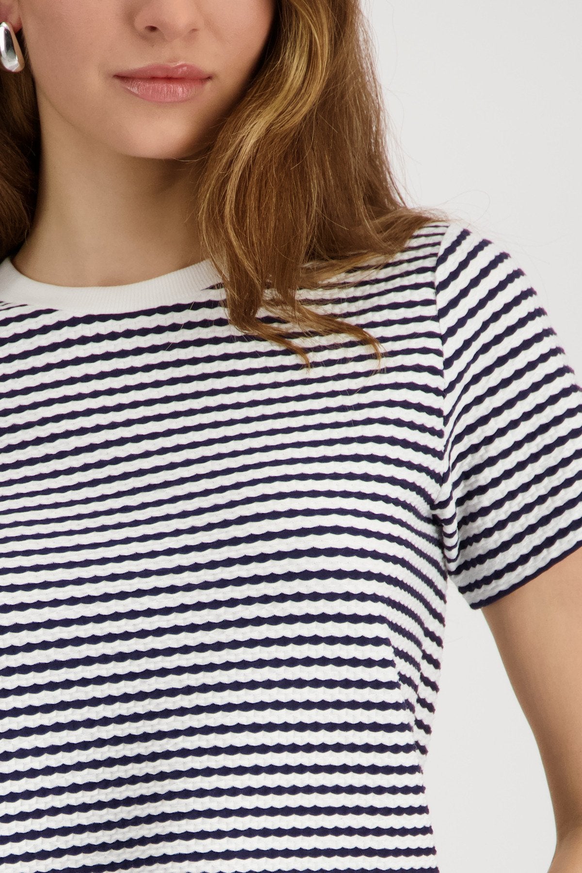 T-Shirt (Marine Ringel)