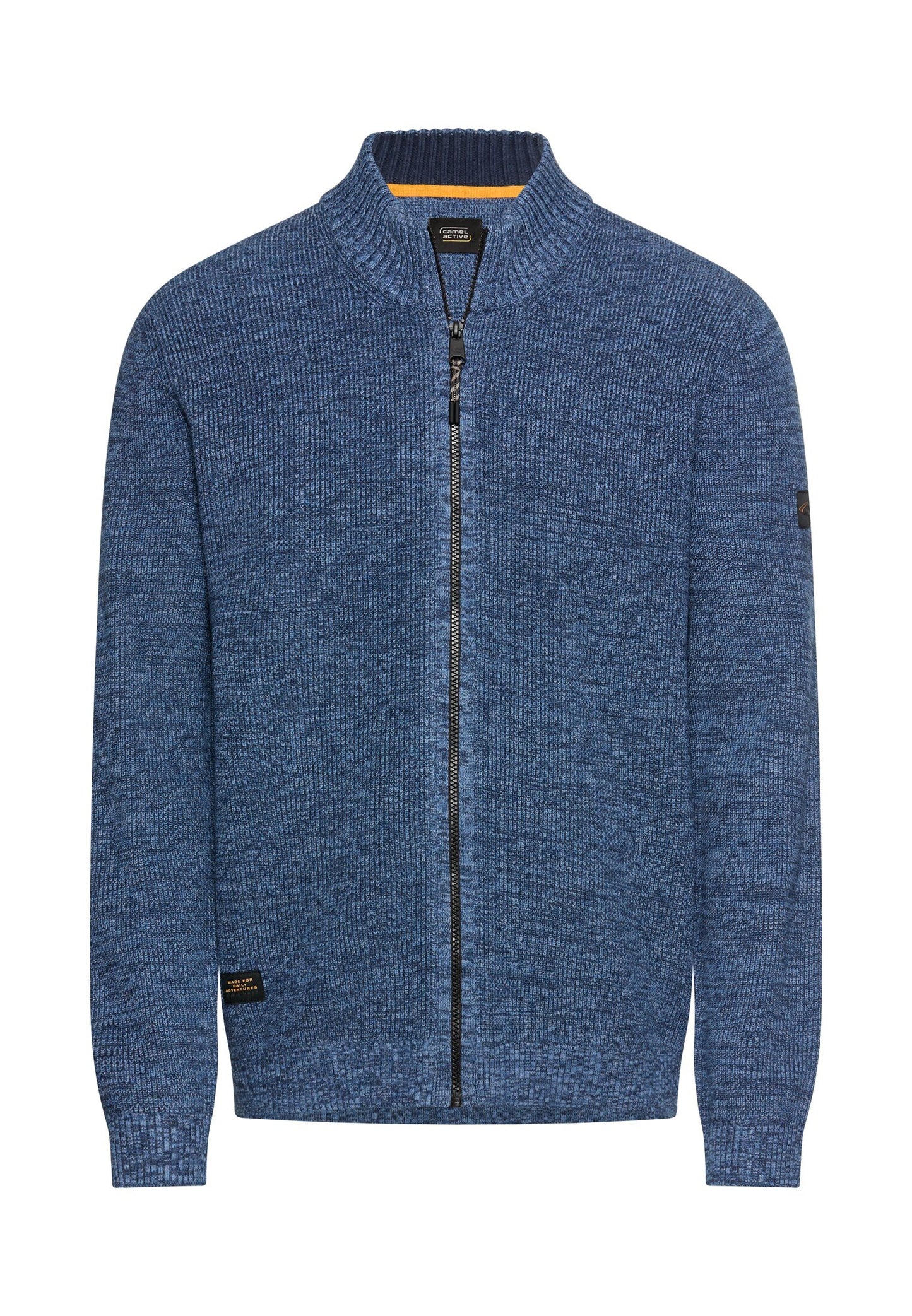 Kernige Strickjacke aus Baumwollgemisch (Tinted Blue)