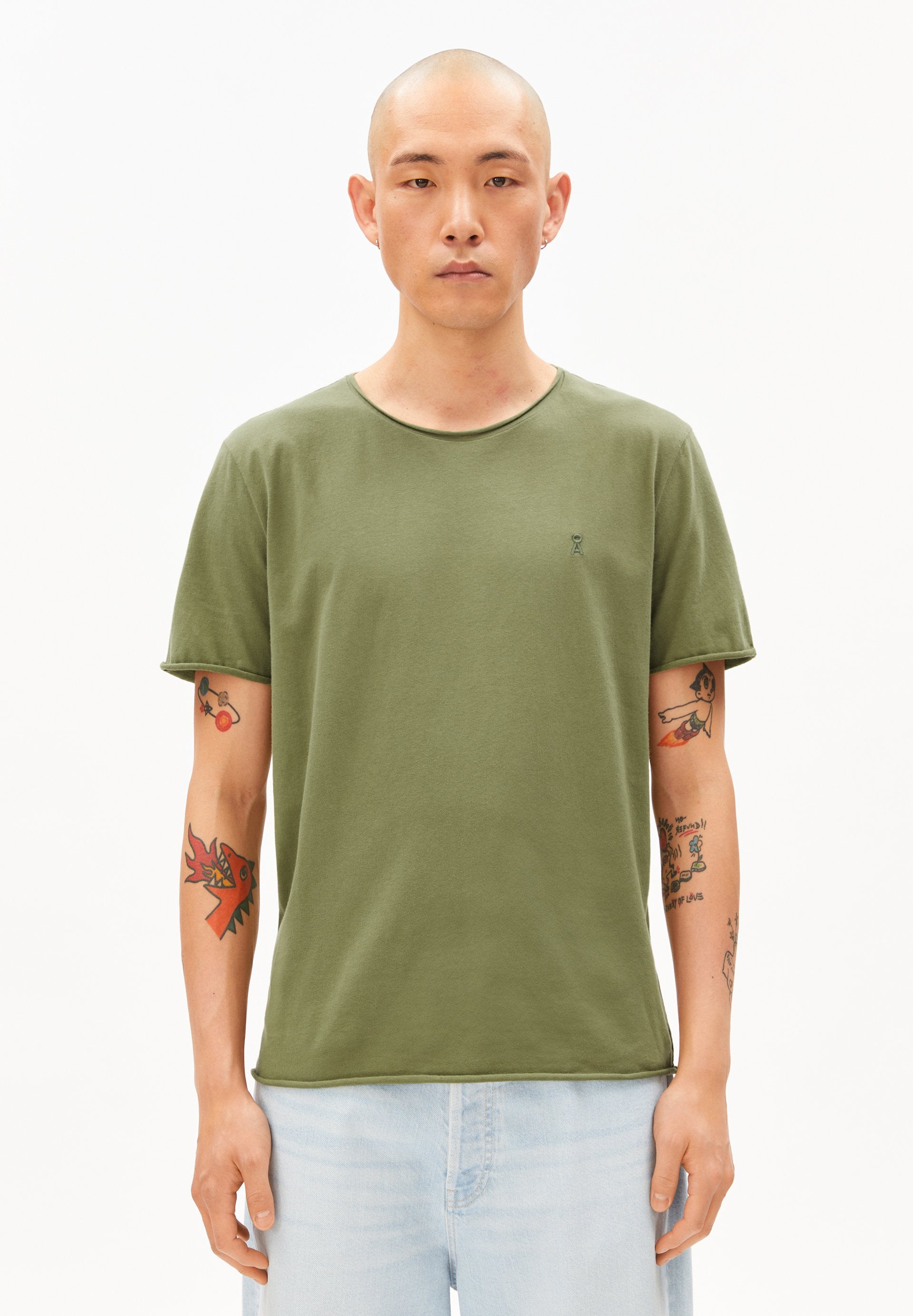 Jaames Brushed T-shirt (Fatigue Green)