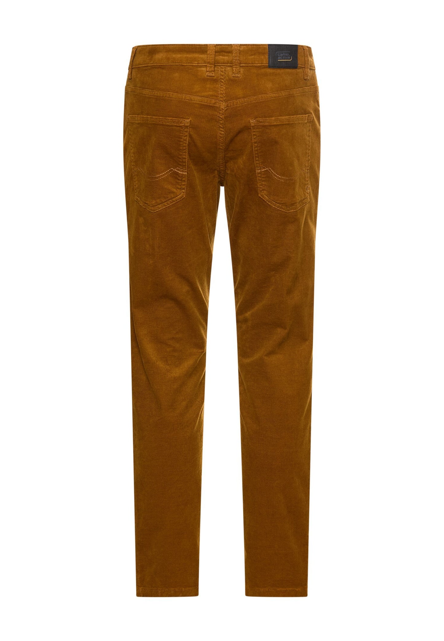 5-Pkt Regular Fit Hose aus Baumwollmix (Burned Yellow)