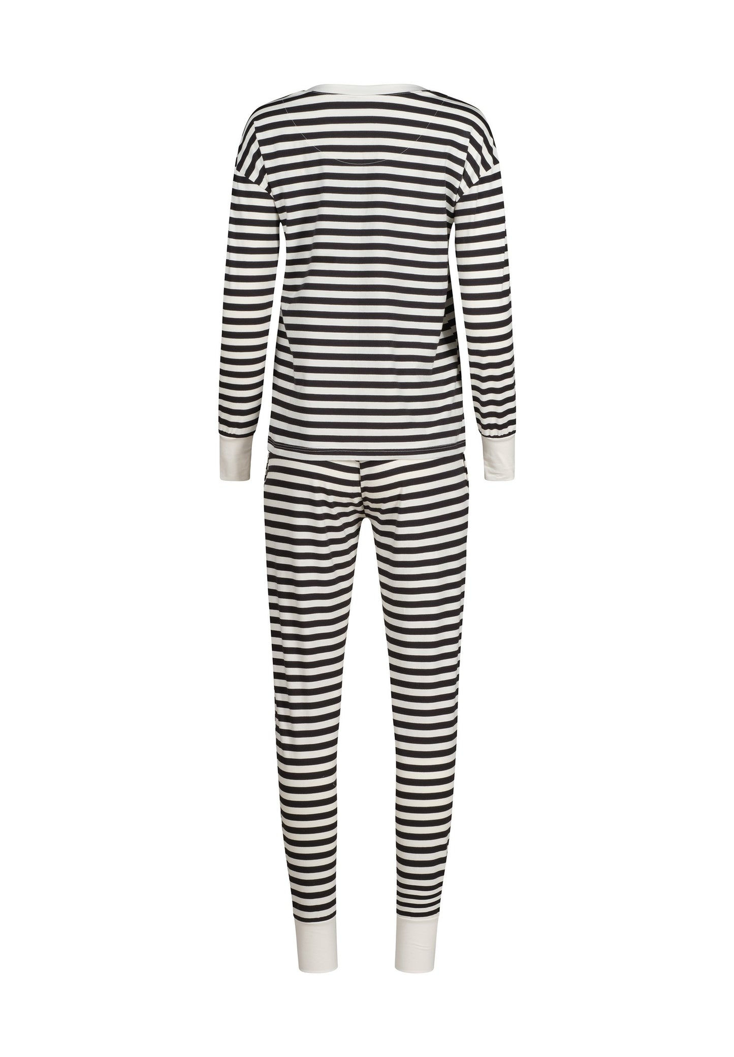 SKINY Damen Pyjama lg. Night In Mix & Match (Yingyang Stripe)