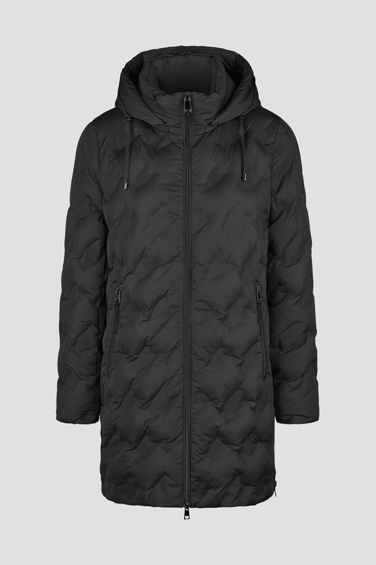 Kurzmantel Polar Pearls mit Kapuze (Black)