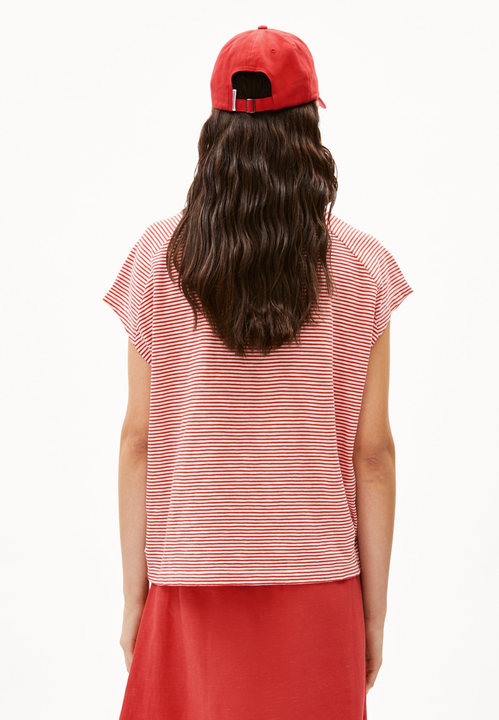 Oneliaa Lovely Stripes (Oatmilk-coral B)